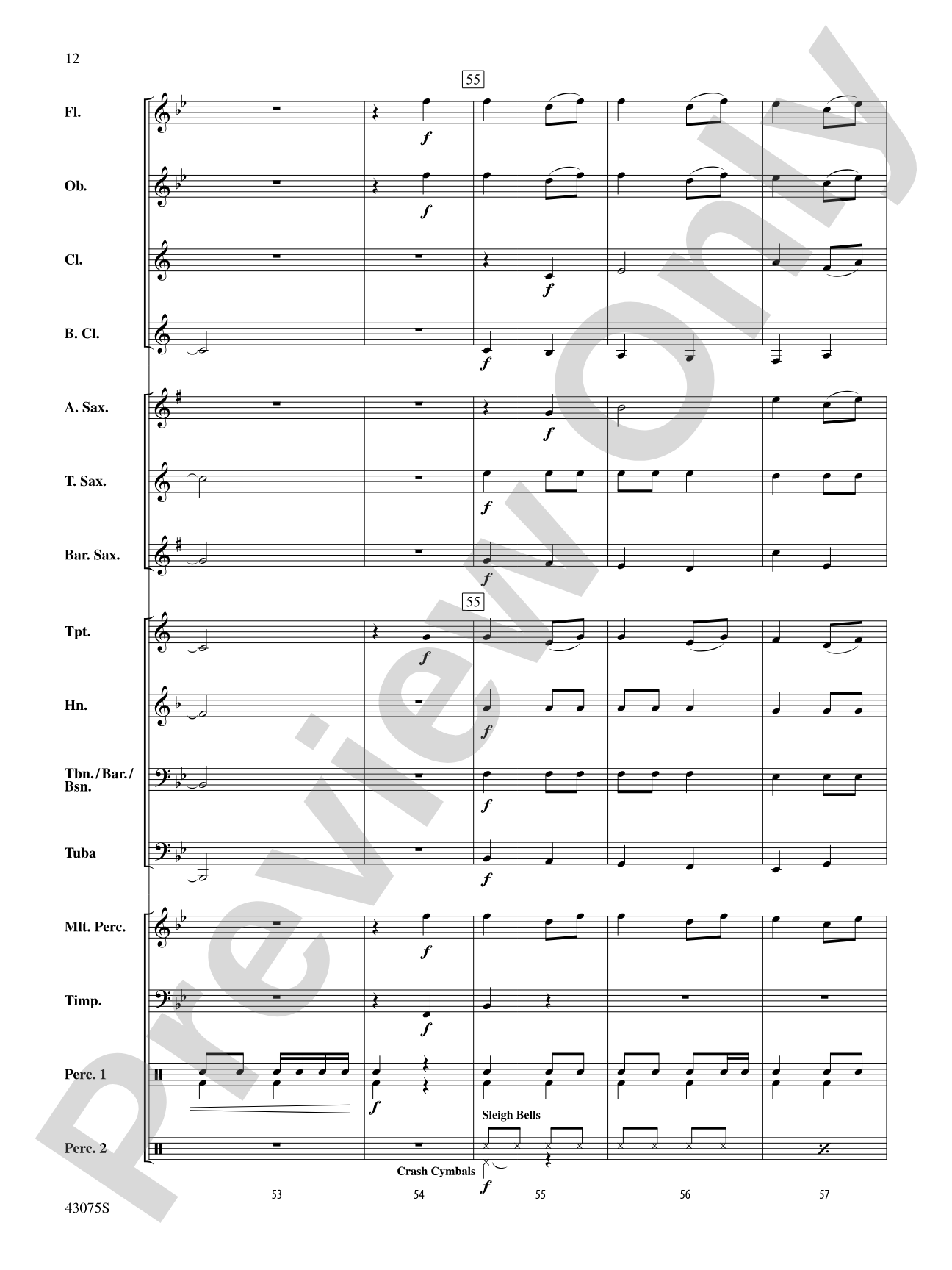 Glorious Sight: Concert Band Conductor Score & Parts