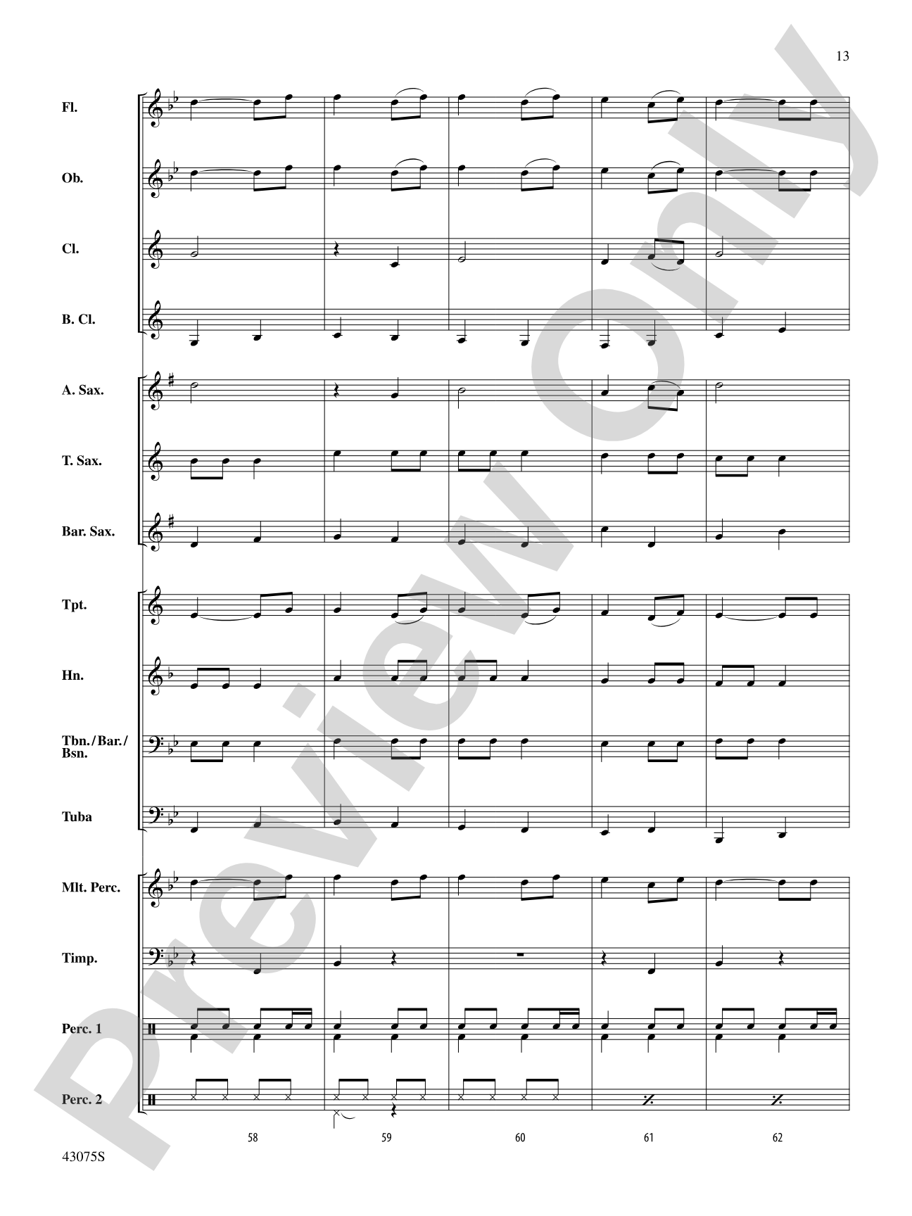 Glorious Sight: Concert Band Conductor Score & Parts
