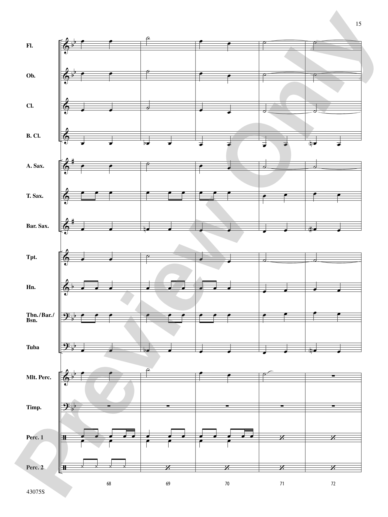 Glorious Sight: Concert Band Conductor Score & Parts