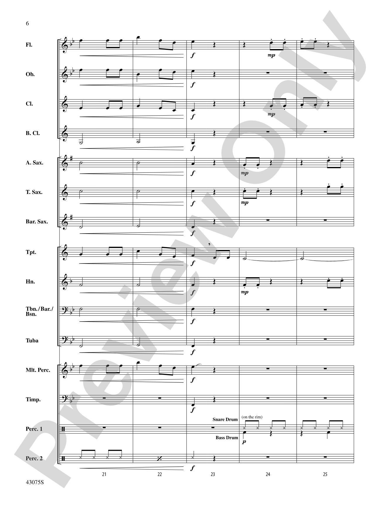 Glorious Sight: Concert Band Conductor Score & Parts