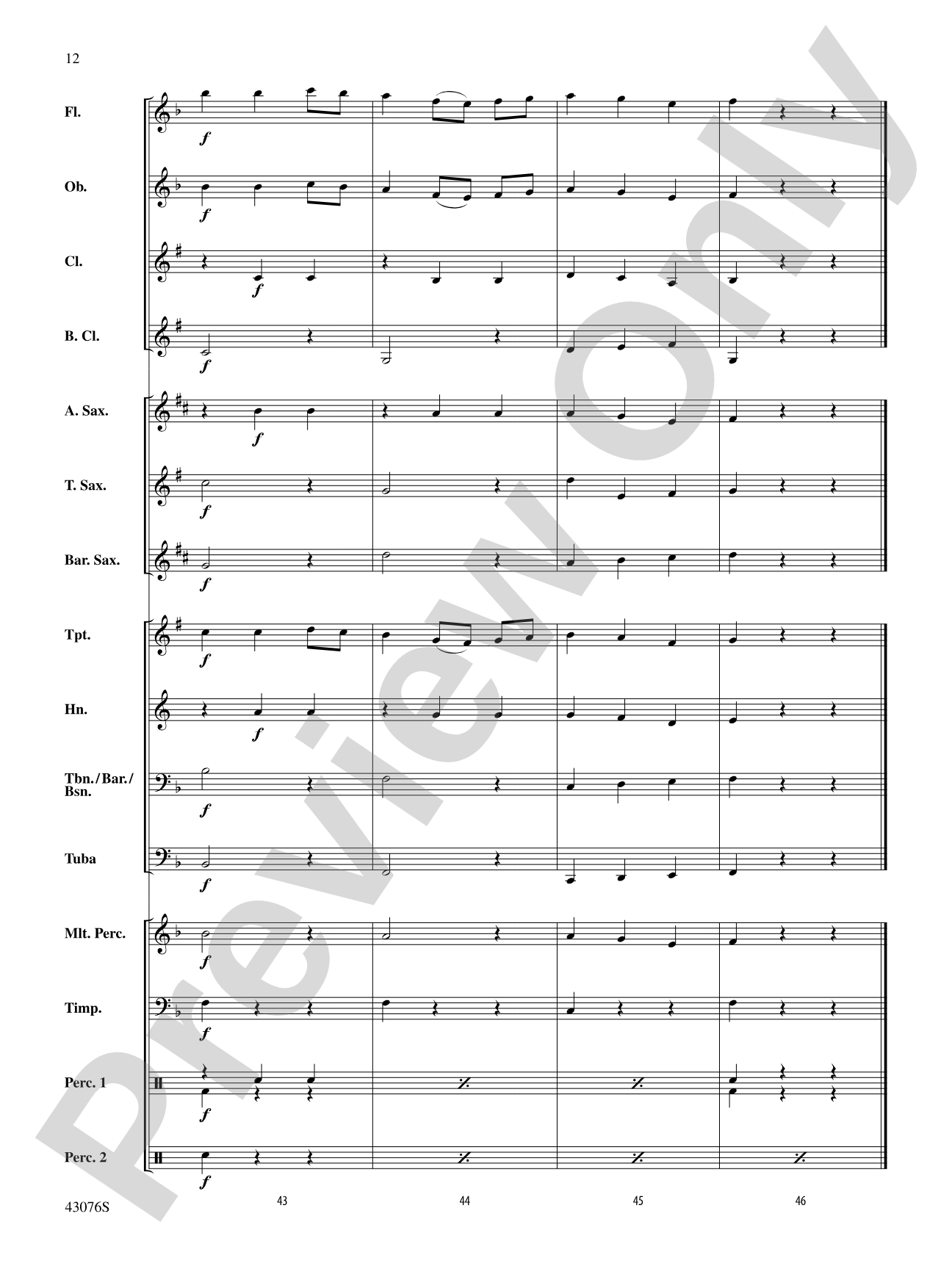 Las Mañanitas: Concert Band Conductor Score & Parts