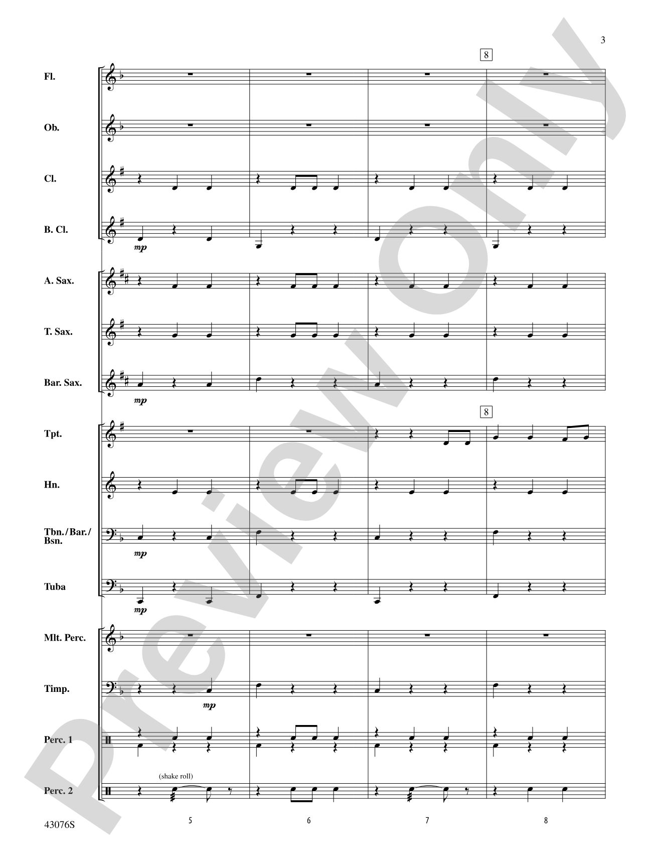 Las Mañanitas: Concert Band Conductor Score & Parts