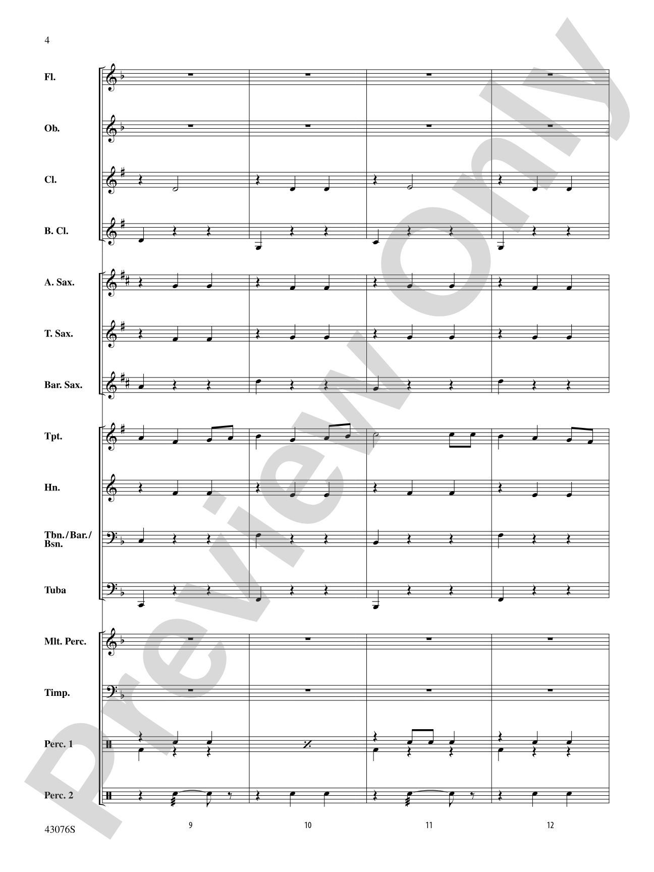 Las Mañanitas: Concert Band Conductor Score & Parts