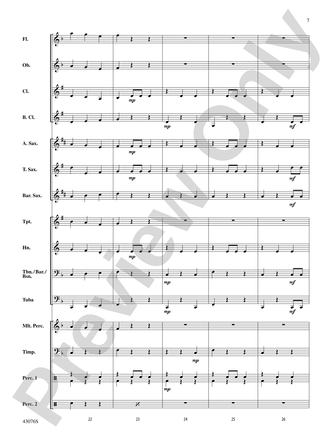 Las Mañanitas: Concert Band Conductor Score & Parts