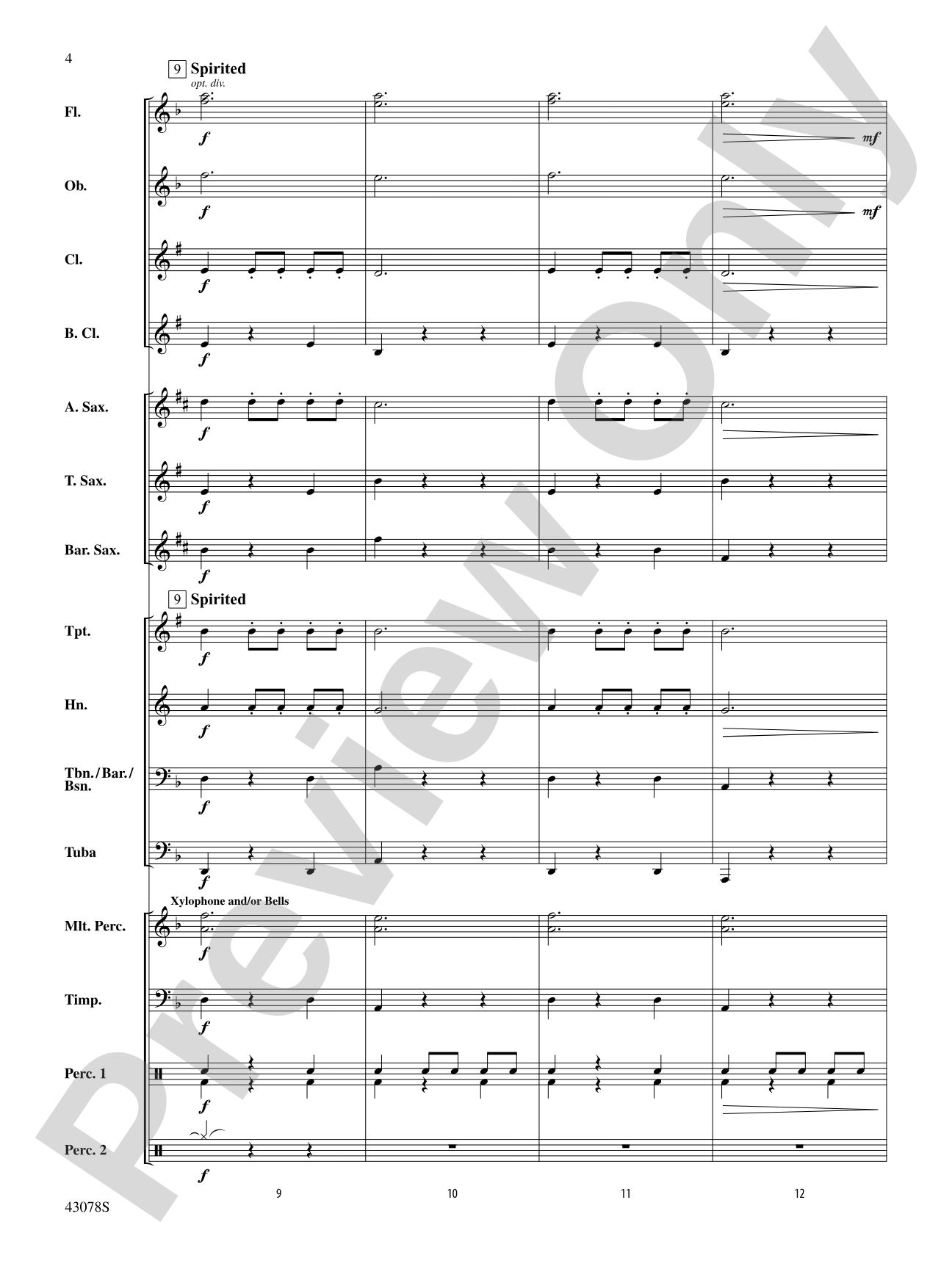 Ride of the Knights: Concert Band Conductor Score & Parts