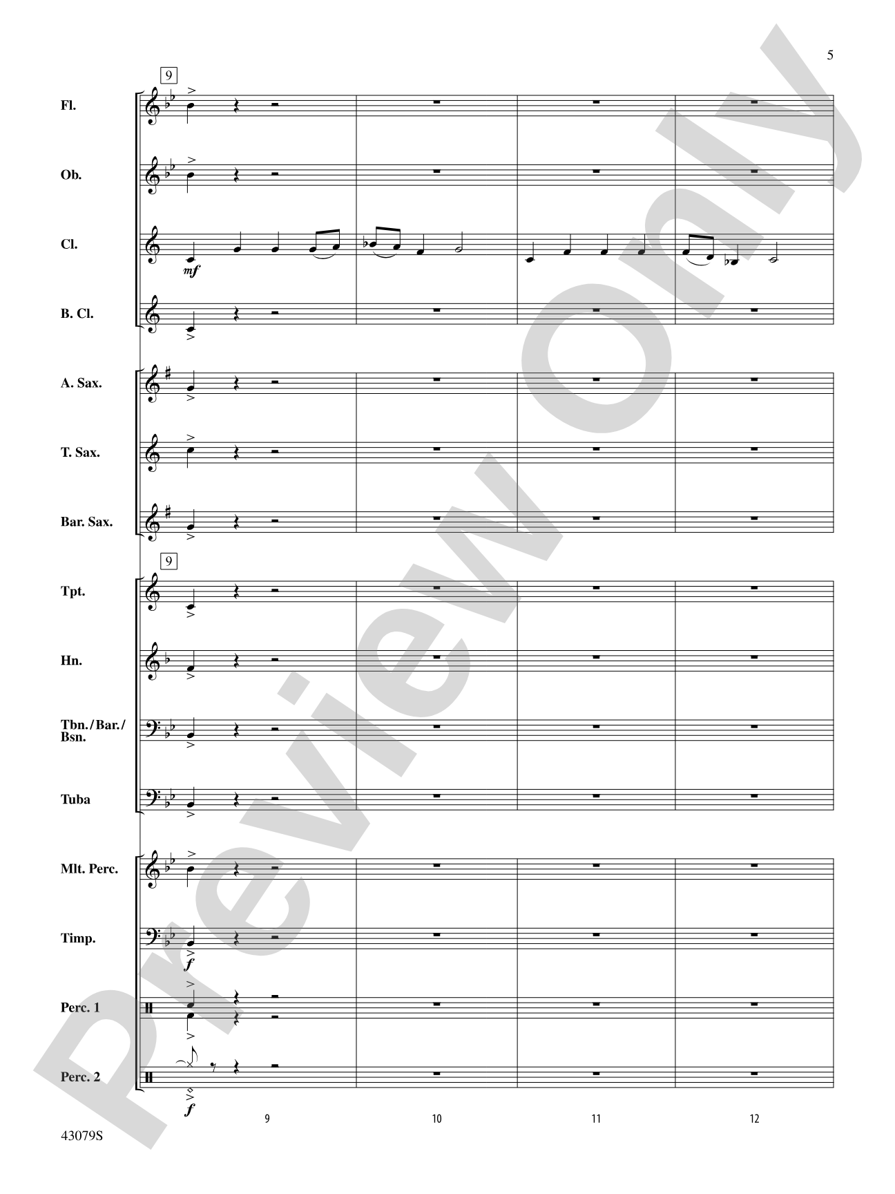 The Birthplace of Kings: Concert Band Conductor Score & Parts