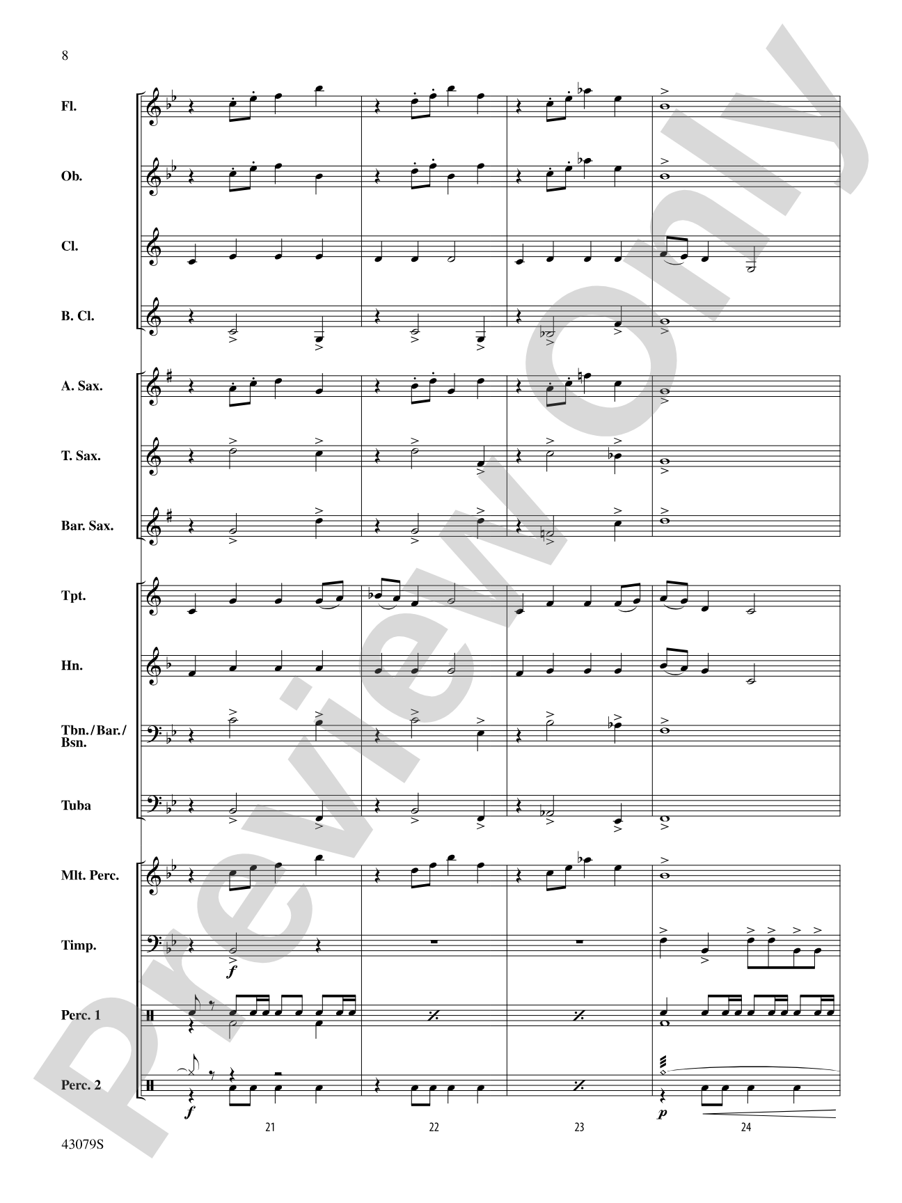The Birthplace of Kings: Concert Band Conductor Score & Parts