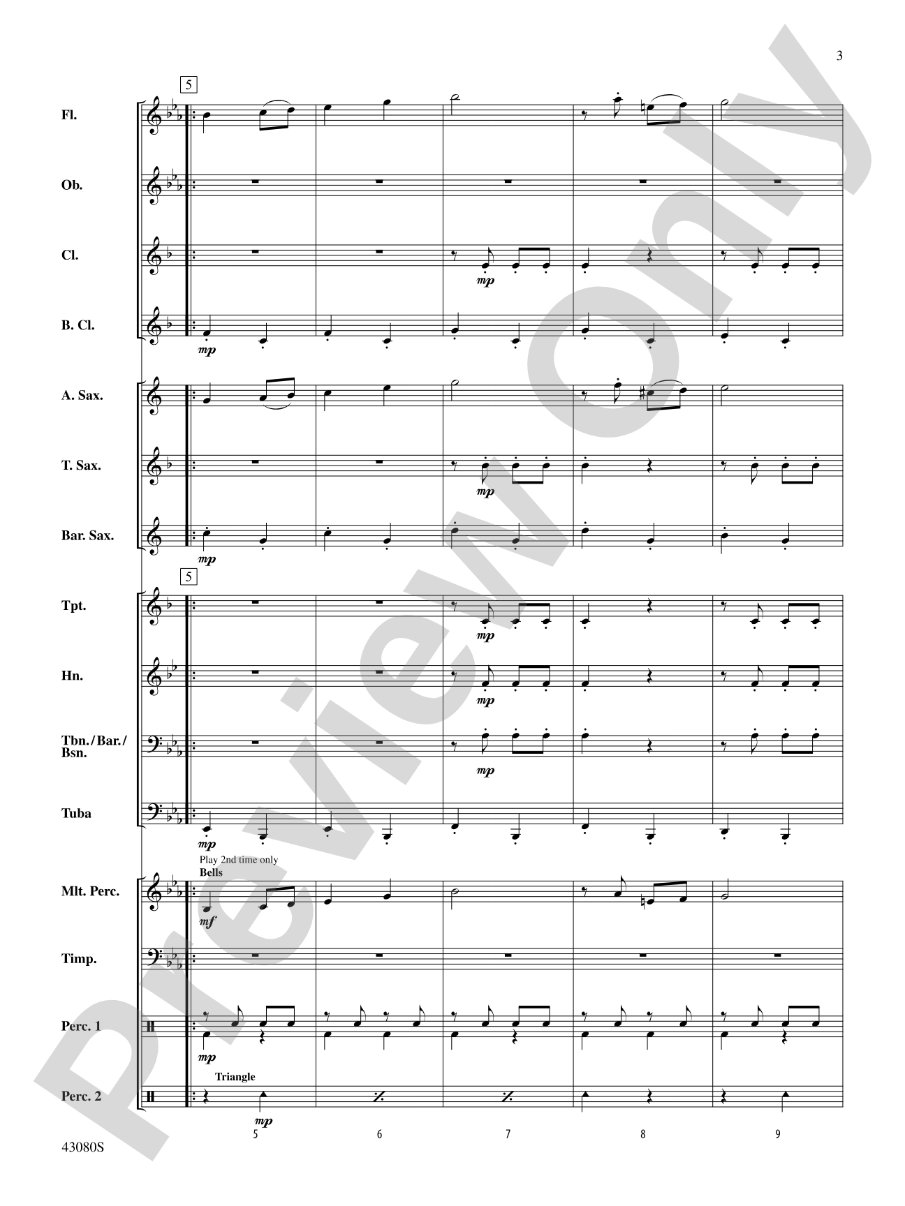 The Gladiator: Concert Band Conductor Score & Parts