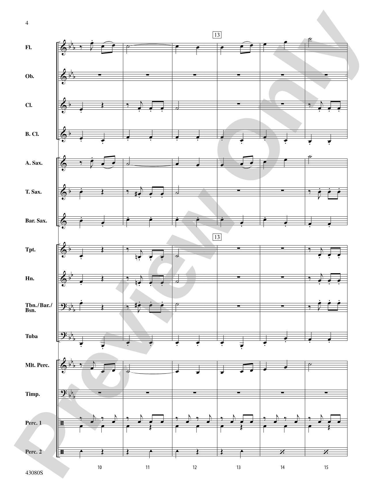 The Gladiator: Concert Band Conductor Score & Parts