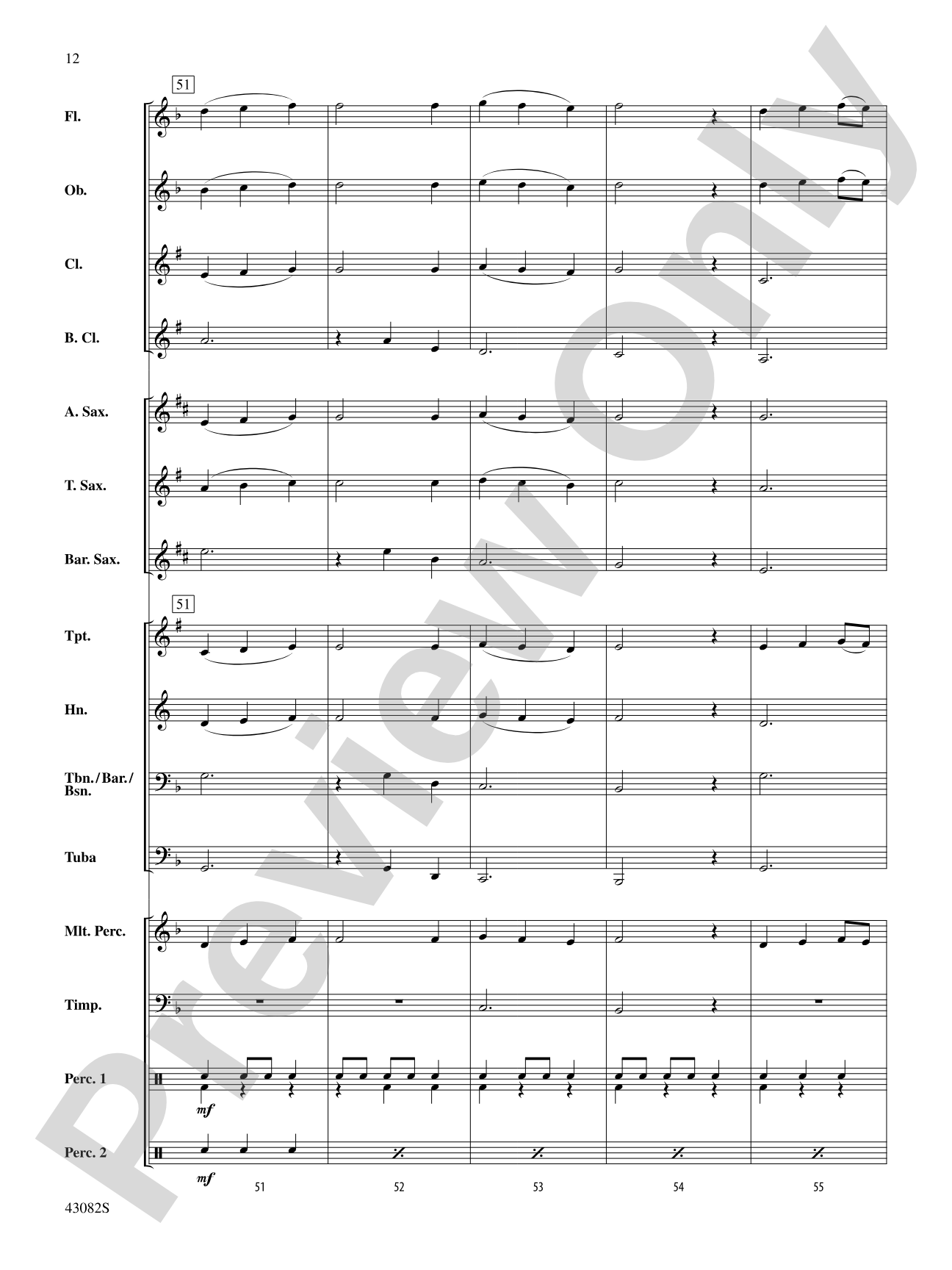 Medieval Dance: Concert Band Conductor Score & Parts