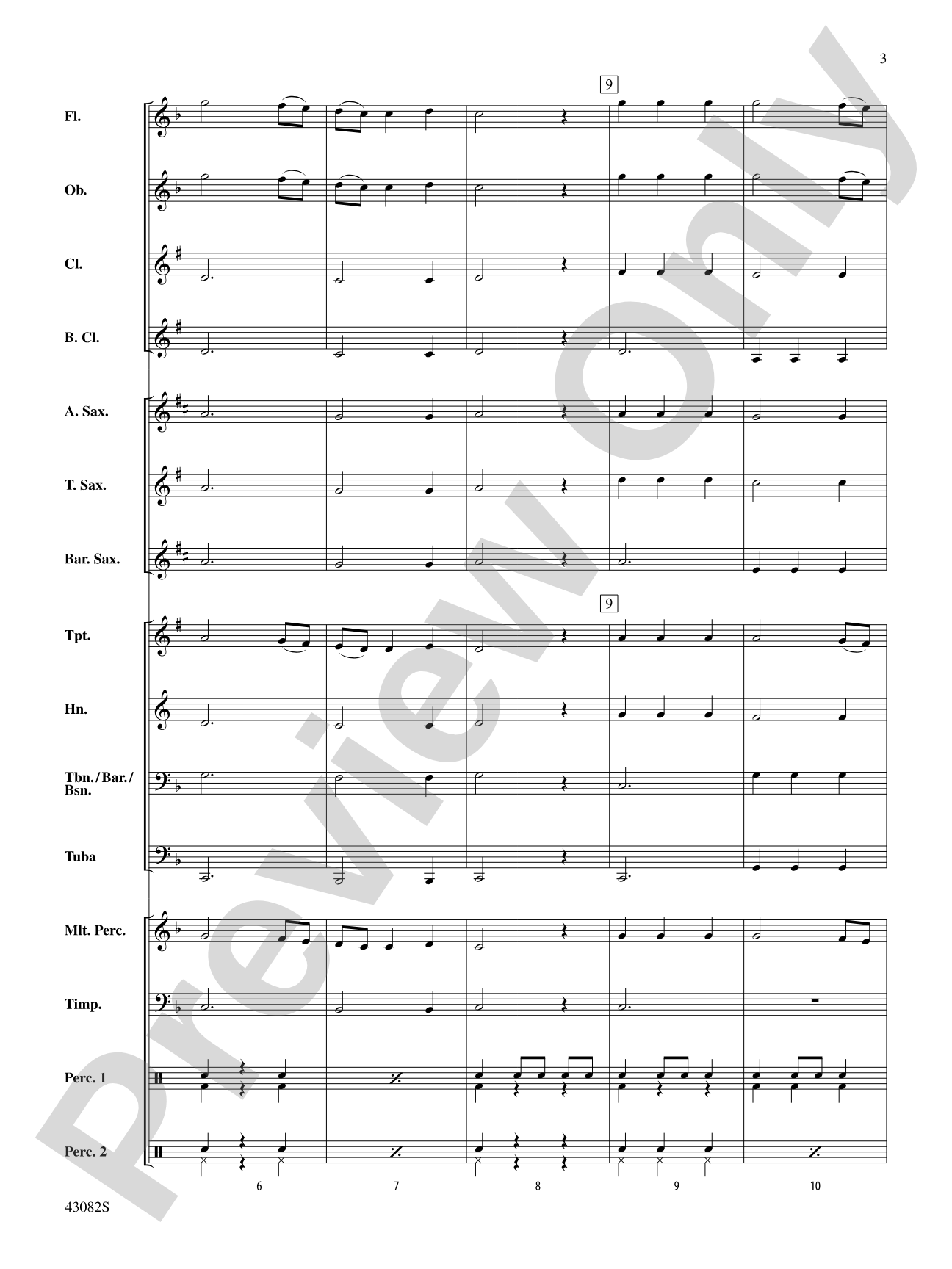 Medieval Dance: Concert Band Conductor Score & Parts