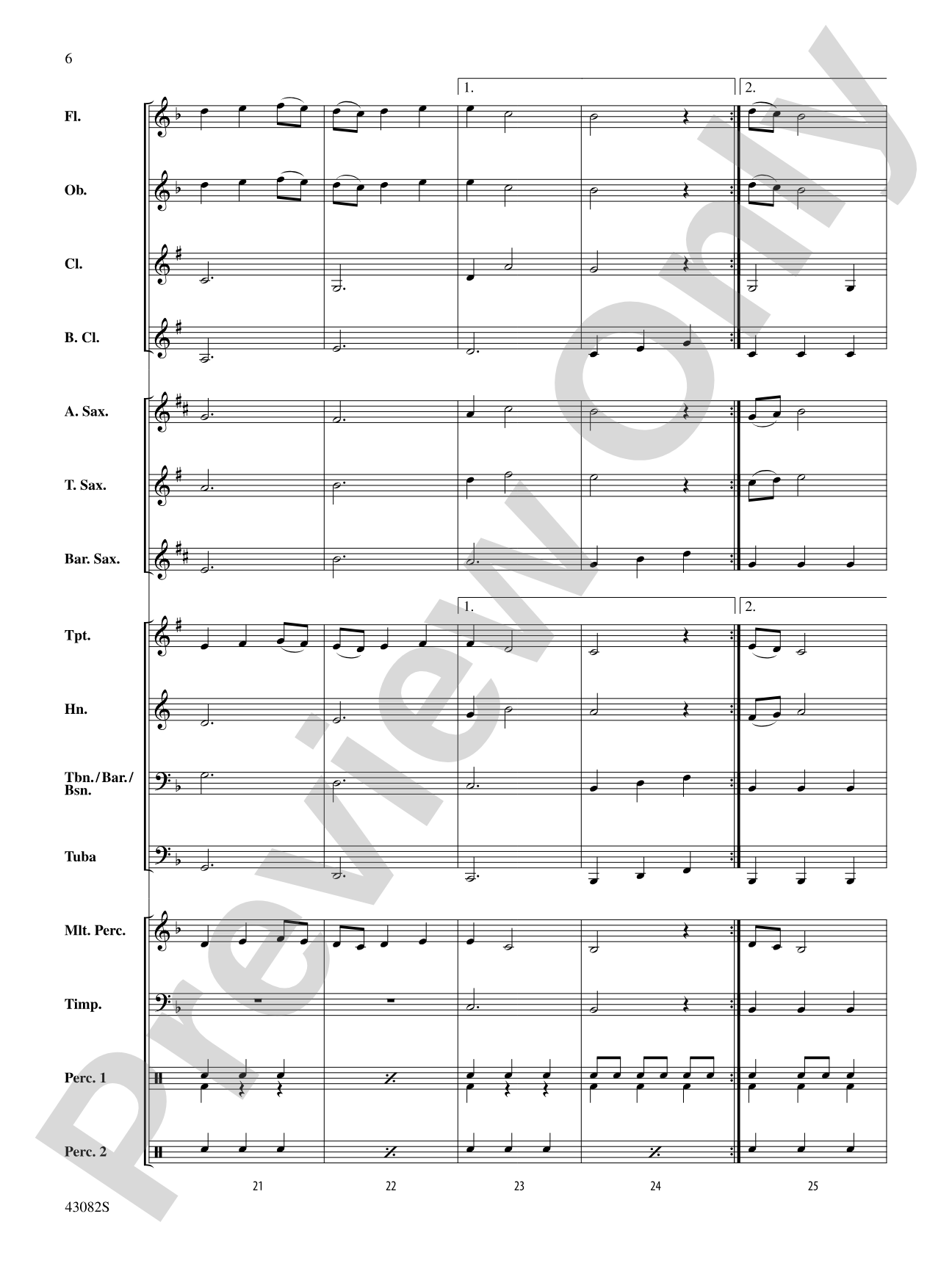Medieval Dance: Concert Band Conductor Score & Parts