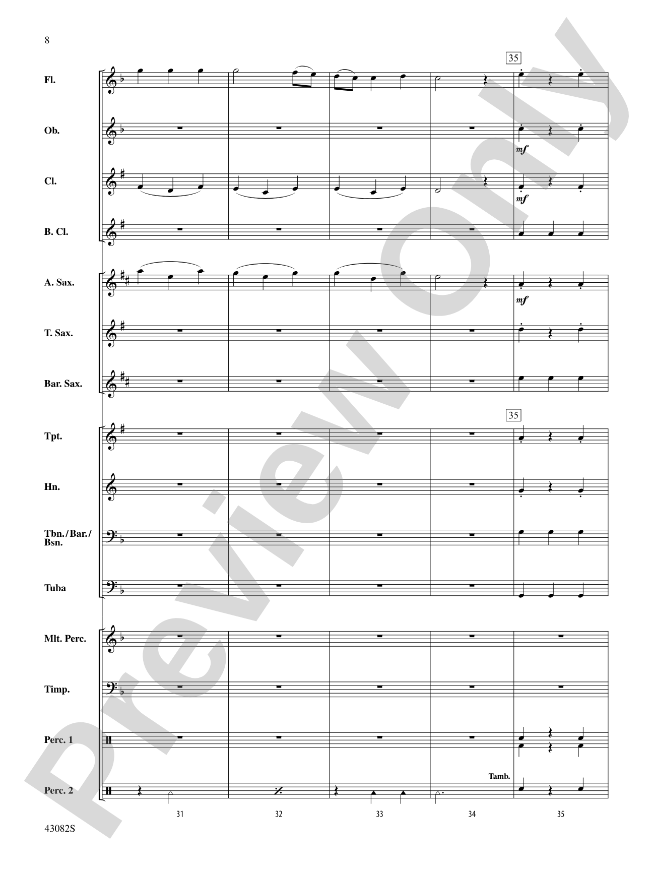 Medieval Dance: Concert Band Conductor Score & Parts