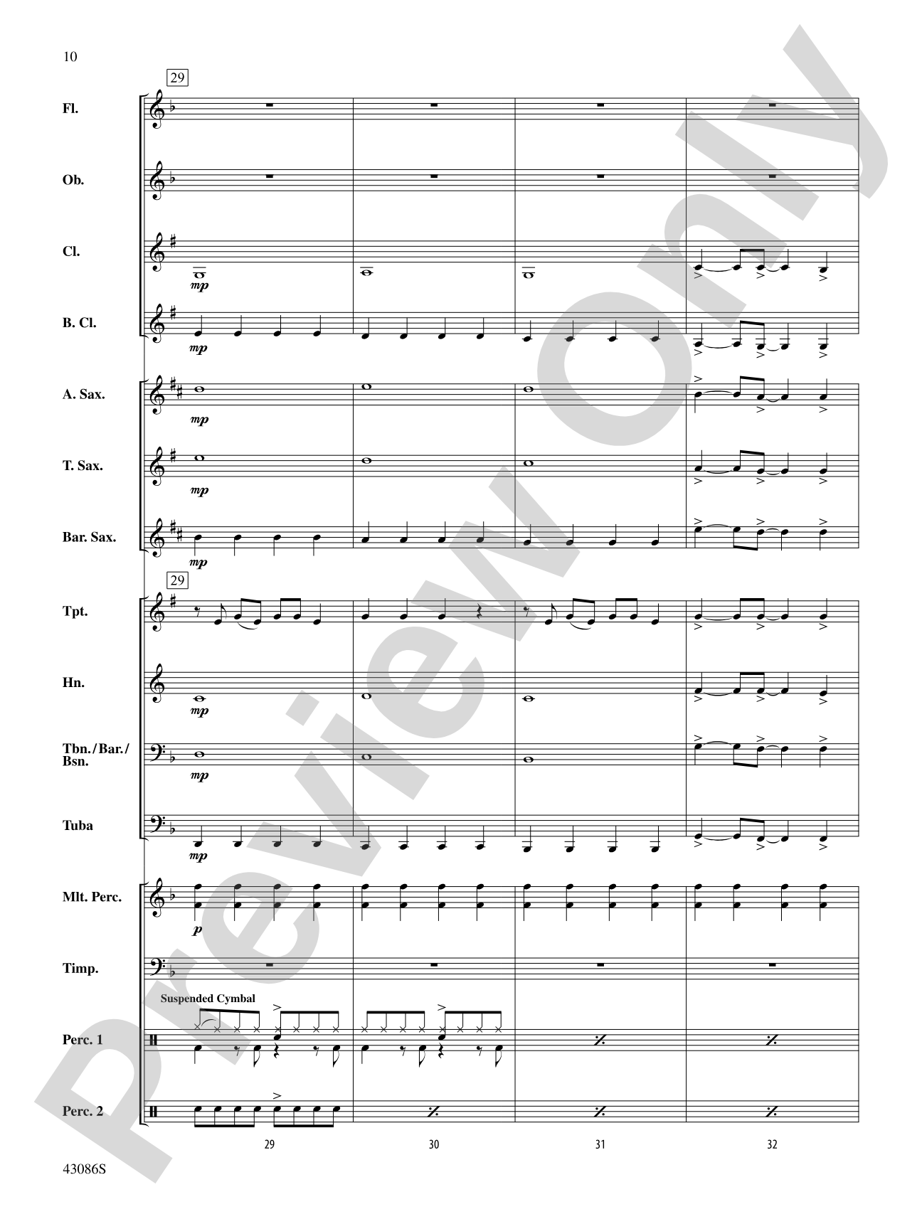 Birthday: Concert Band Conductor Score & Parts
