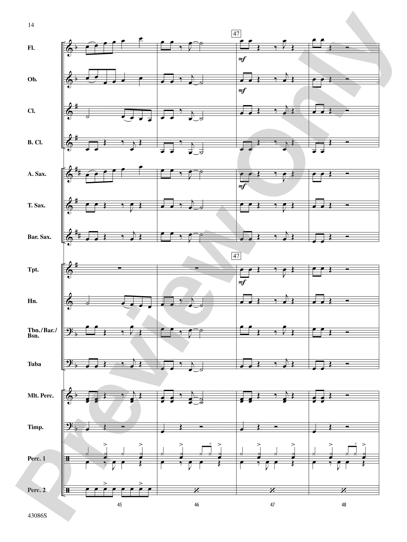 Birthday: Concert Band Conductor Score & Parts