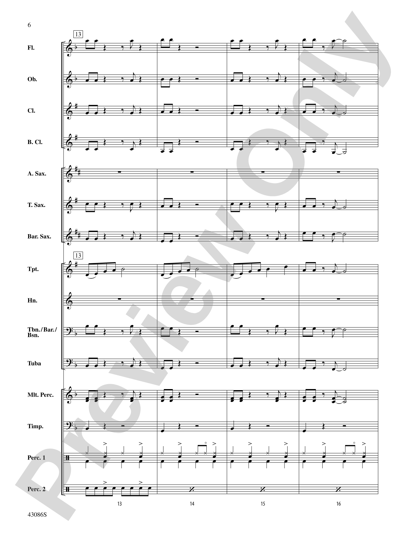 Birthday: Concert Band Conductor Score & Parts