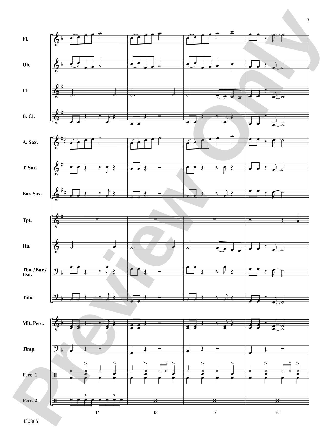 Birthday: Concert Band Conductor Score & Parts