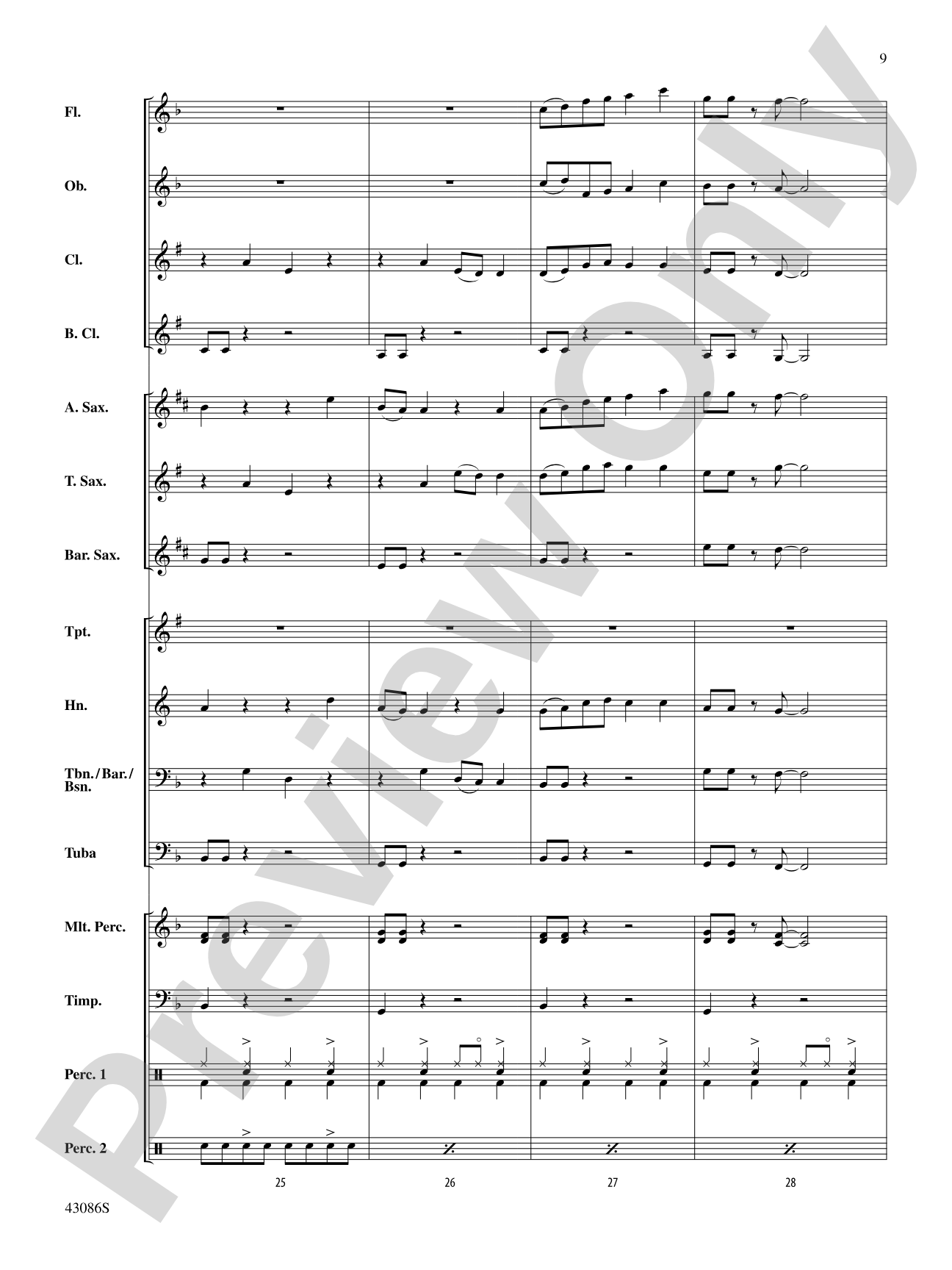 Birthday: Concert Band Conductor Score & Parts