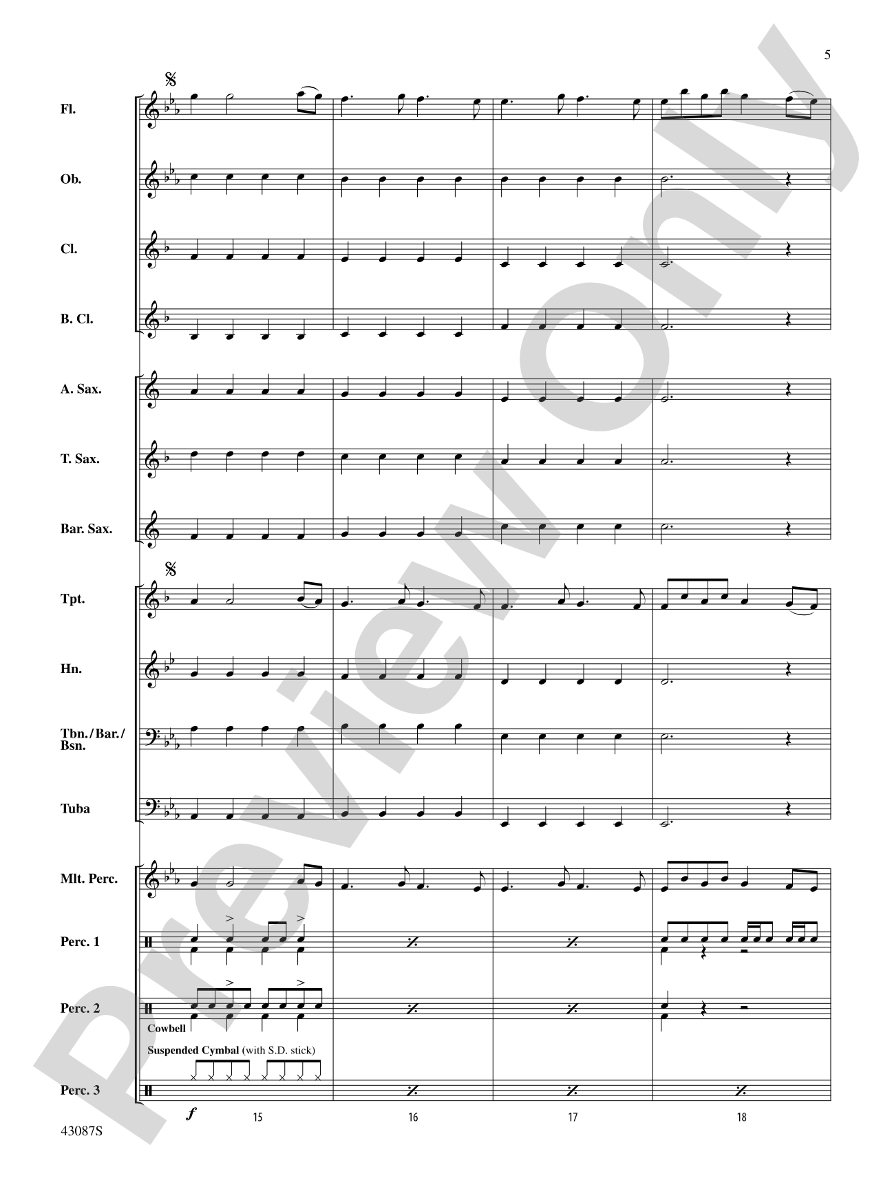 Still Into You: Concert Band Conductor Score & Parts