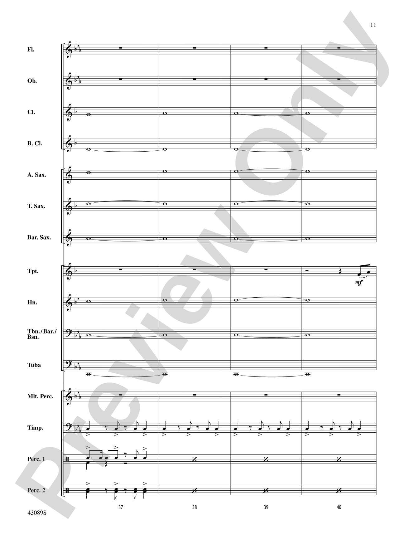 Am I Wrong: Concert Band Conductor Score & Parts
