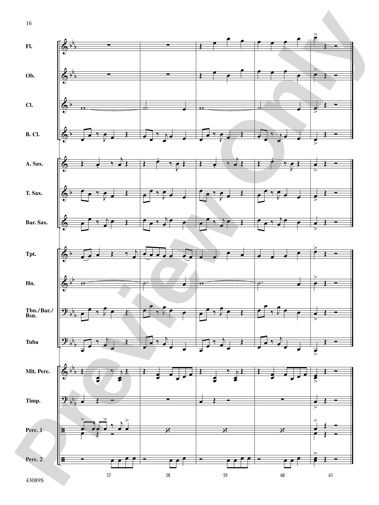 Am I Wrong: Concert Band Conductor Score & Parts