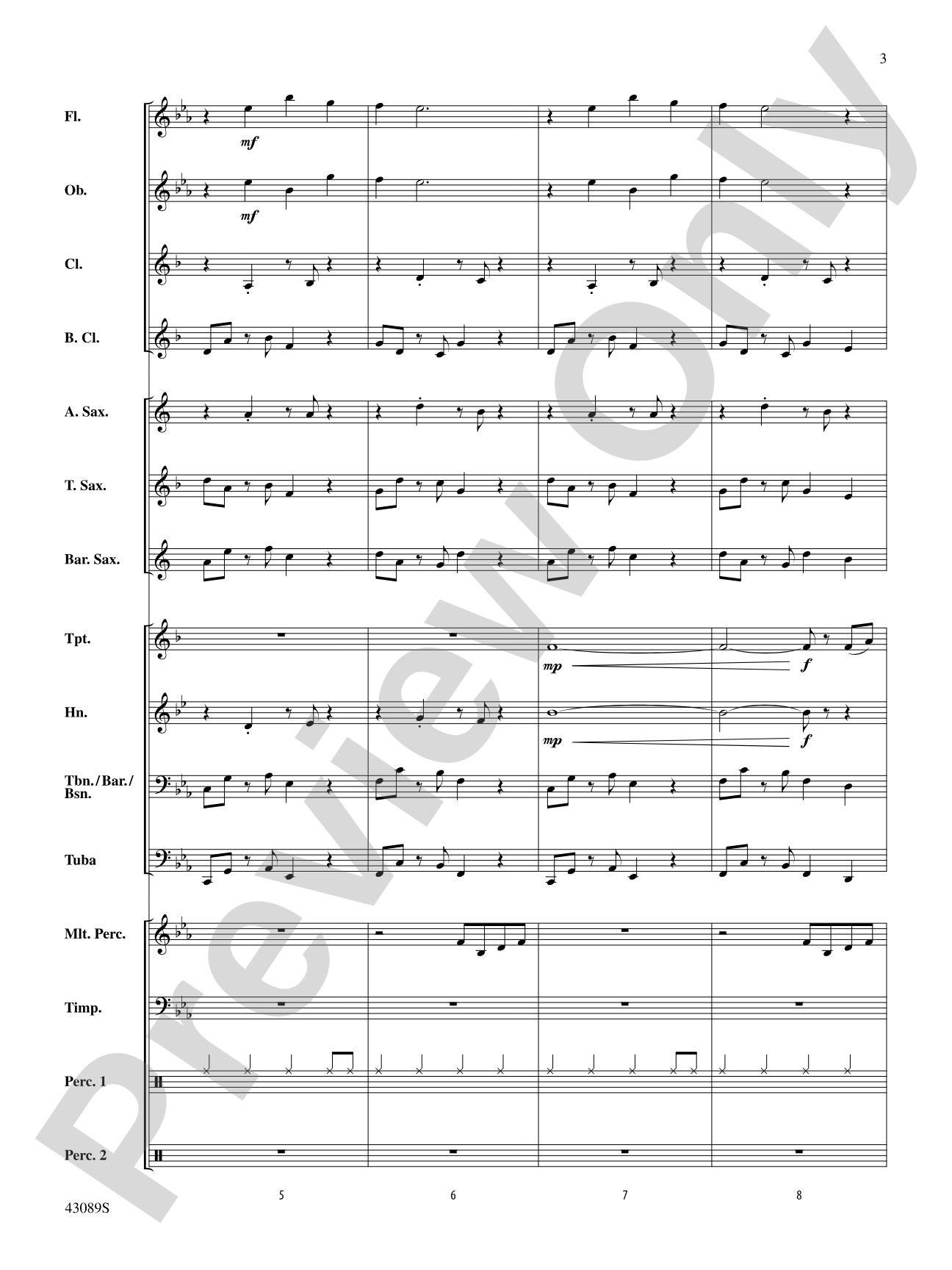 Am I Wrong: Concert Band Conductor Score & Parts