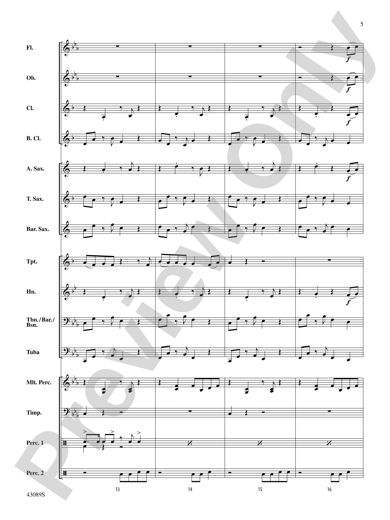 Am I Wrong: Concert Band Conductor Score & Parts