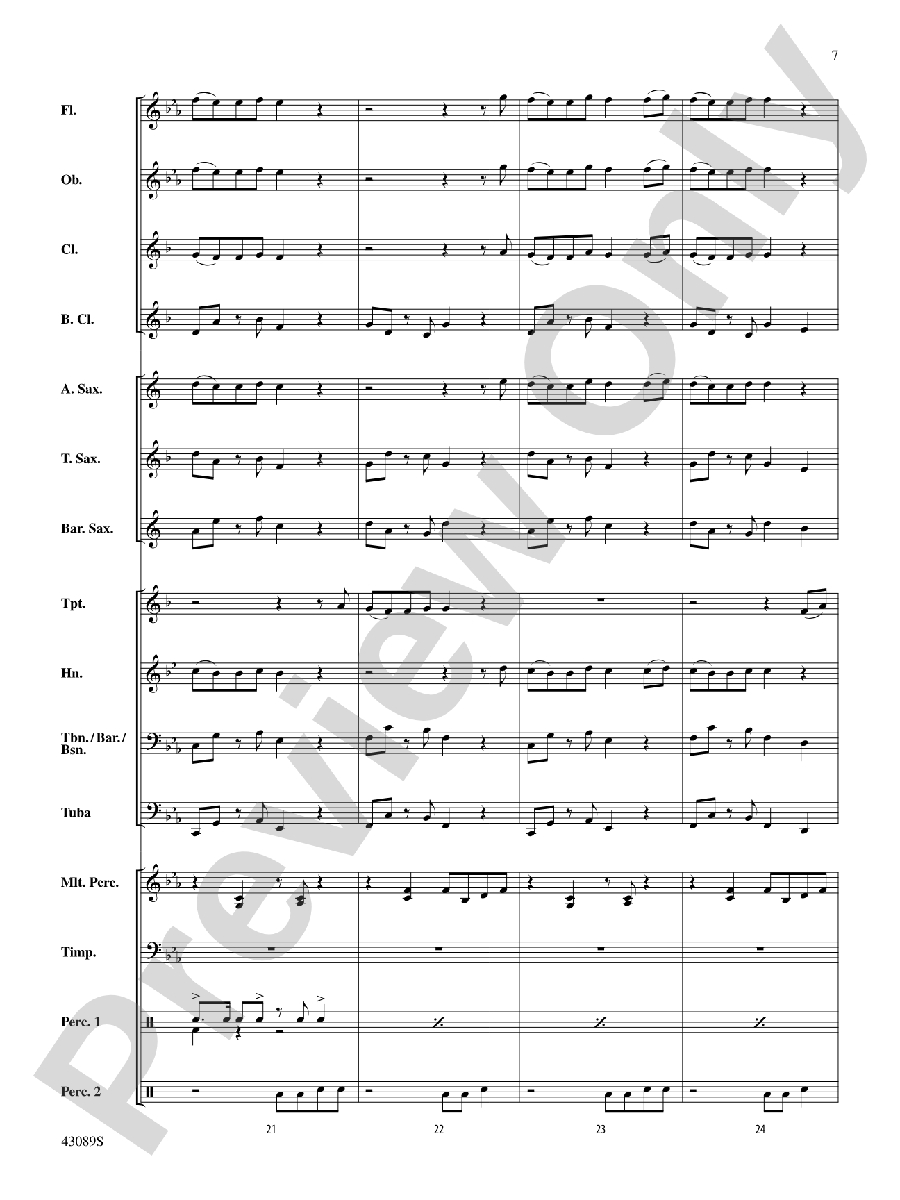 Am I Wrong: Concert Band Conductor Score & Parts