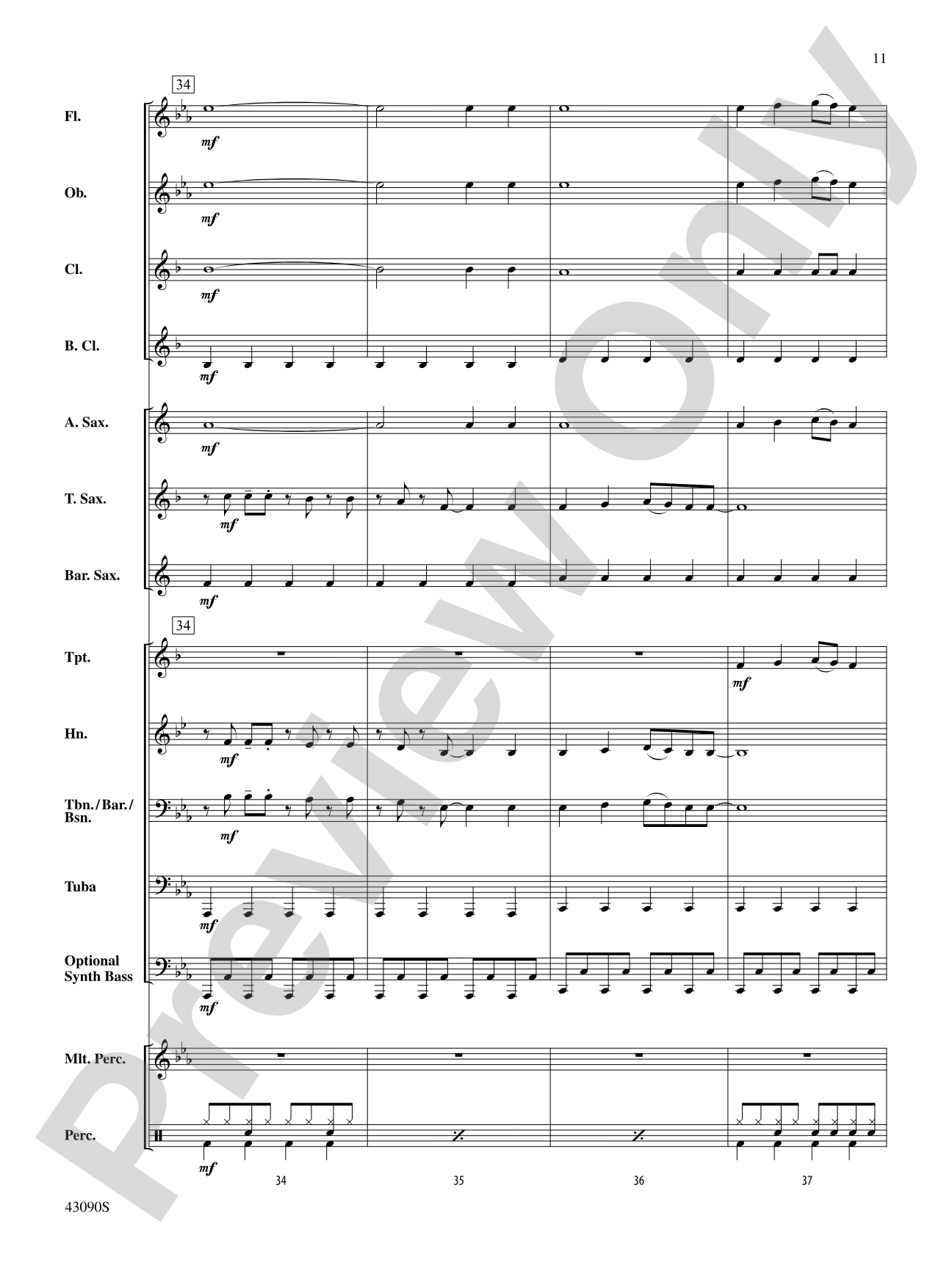 Everything Is Awesome (Awesome Remixxx!!!) (from The Lego® Movie): Concert Band Conductor Score & Parts
