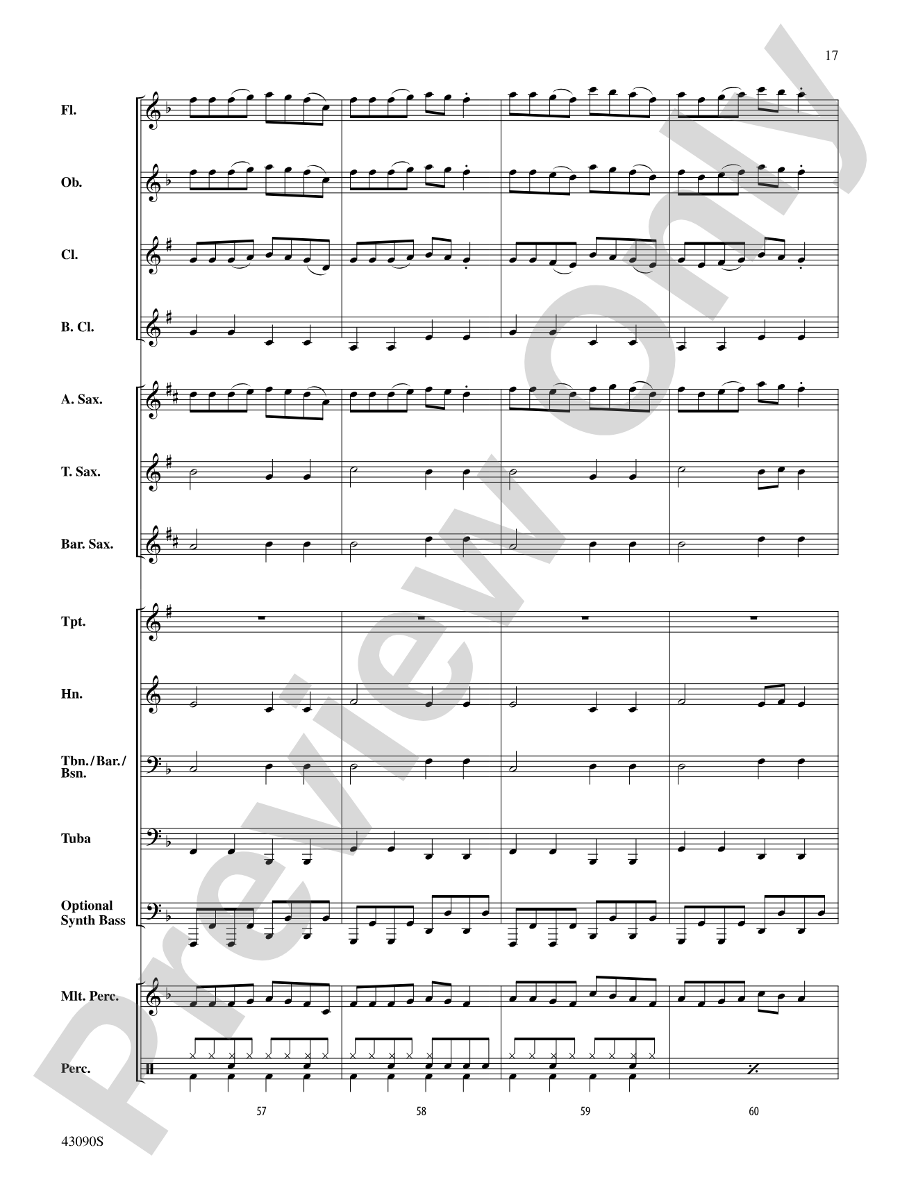 Everything Is Awesome (Awesome Remixxx!!!) (from The Lego® Movie): Concert Band Conductor Score & Parts