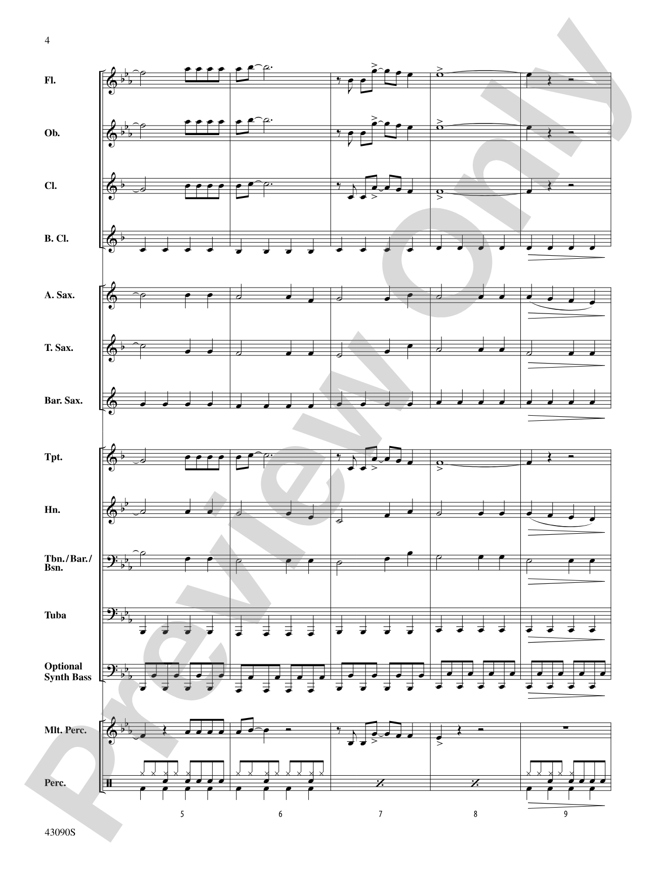 Everything Is Awesome (Awesome Remixxx!!!) (from The Lego® Movie): Concert Band Conductor Score & Parts