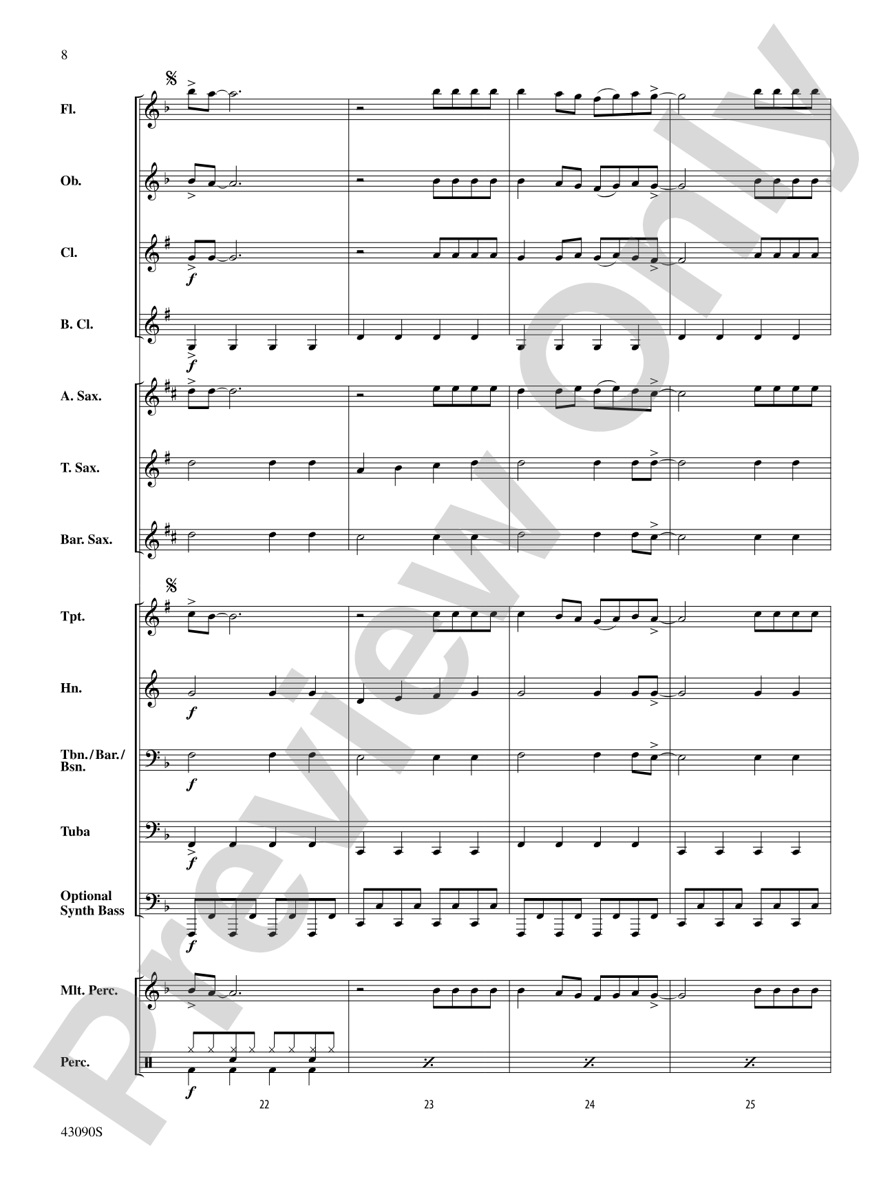 Everything Is Awesome (Awesome Remixxx!!!) (from The Lego® Movie): Concert Band Conductor Score & Parts