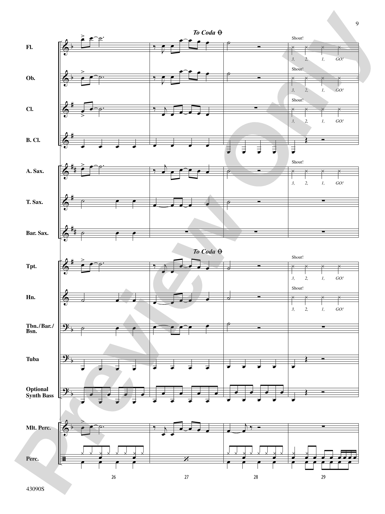 Everything Is Awesome (Awesome Remixxx!!!) (from The Lego® Movie): Concert Band Conductor Score & Parts