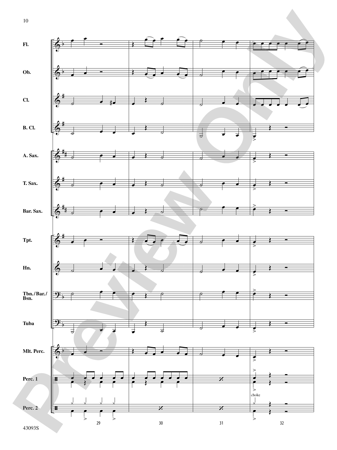 Escape (from Guardians of the Galaxy): Concert Band Conductor Score & Parts