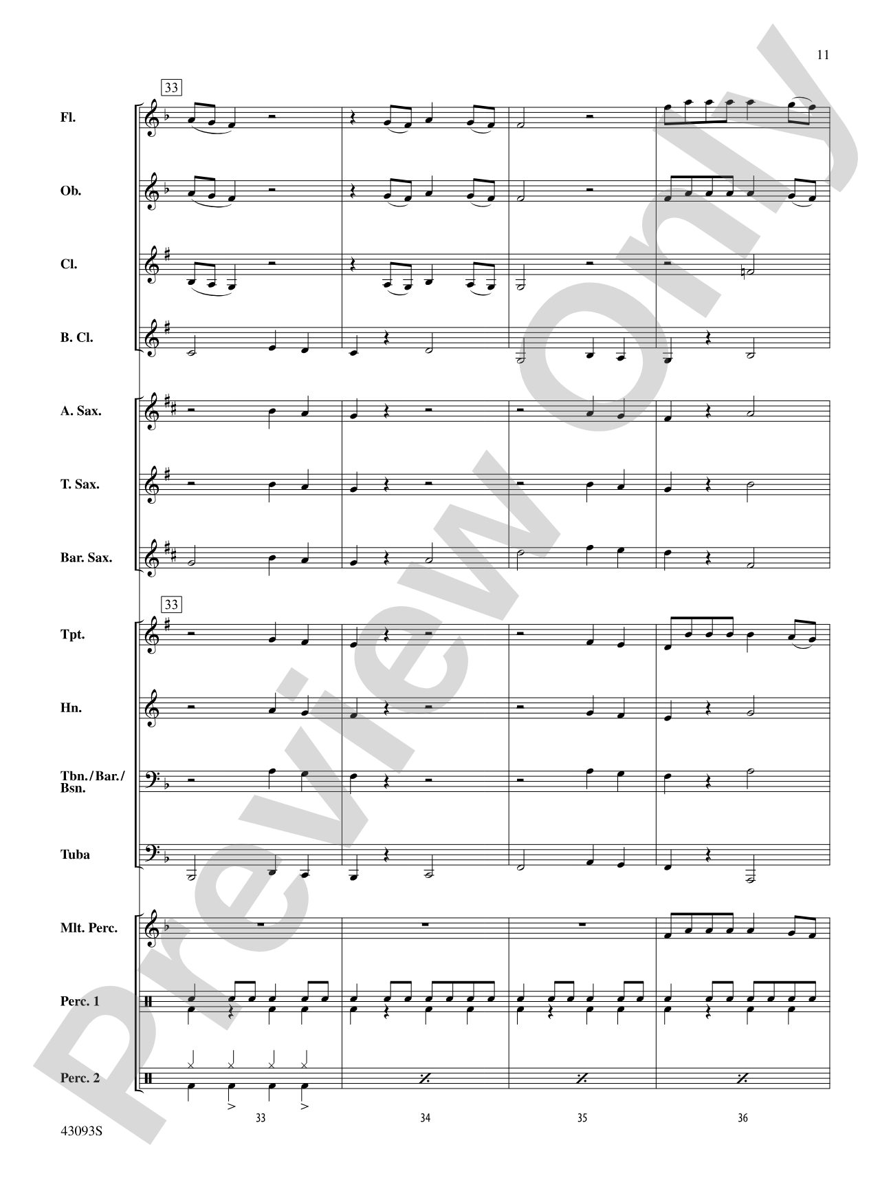 Escape (from Guardians of the Galaxy): Concert Band Conductor Score & Parts