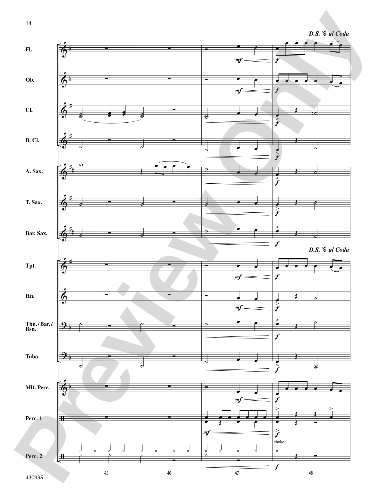 Escape (from Guardians of the Galaxy): Concert Band Conductor Score & Parts