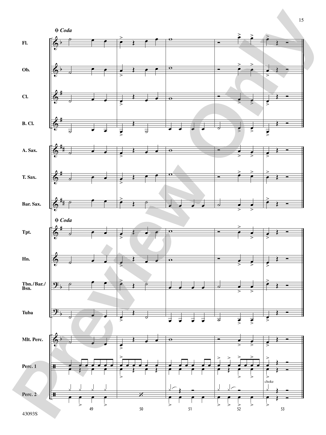 Escape (from Guardians of the Galaxy): Concert Band Conductor Score & Parts