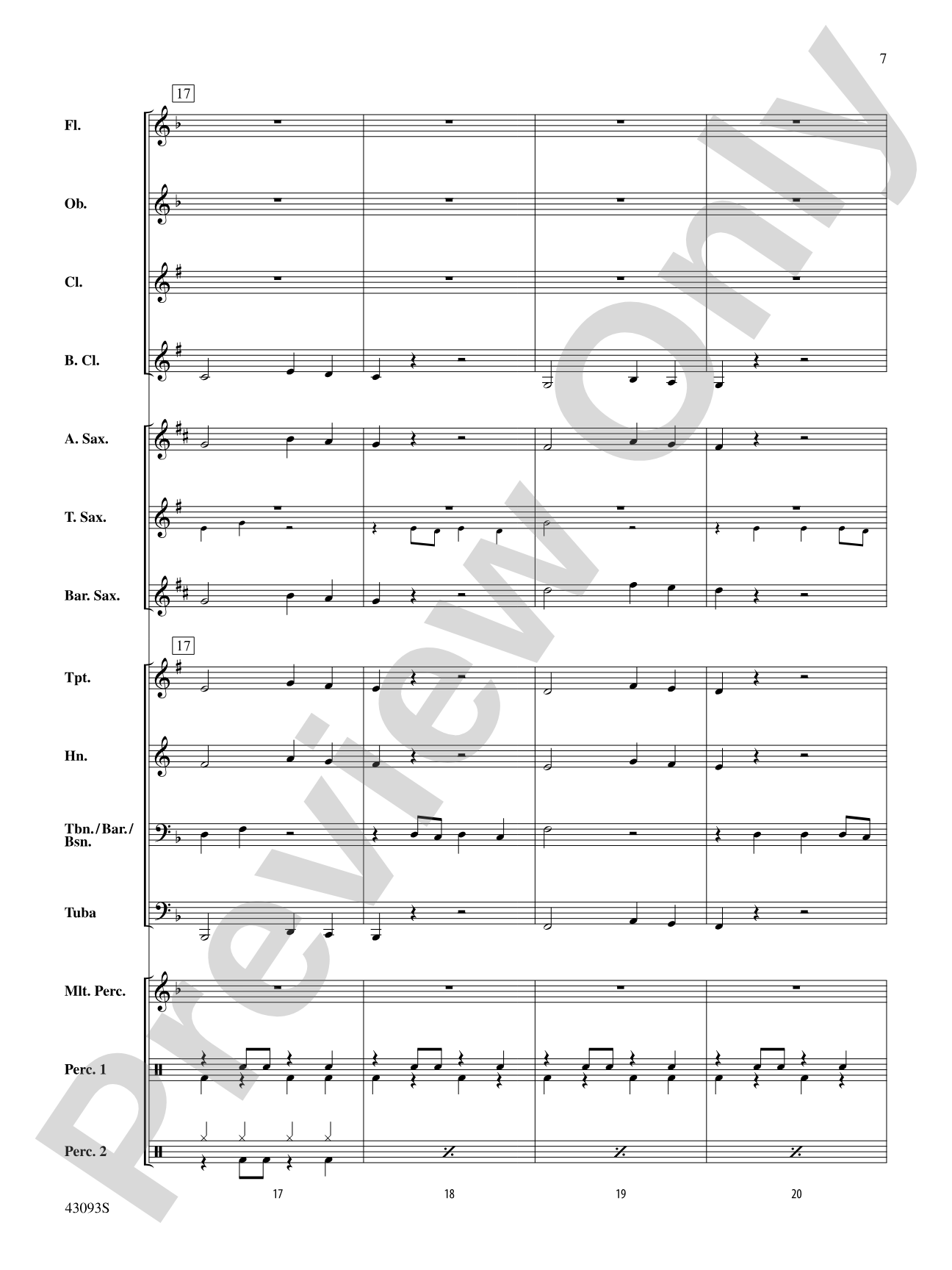 Escape (from Guardians of the Galaxy): Concert Band Conductor Score & Parts