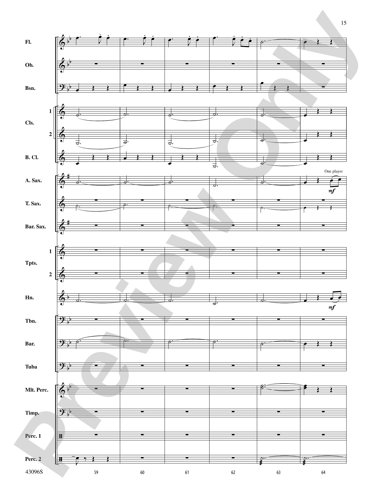 Danse des Ghazies (from The Ballet Suite, Op. 50a): Concert Band Conductor Score & Parts