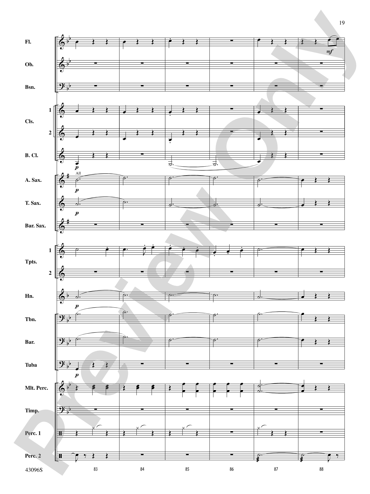 Danse des Ghazies (from The Ballet Suite, Op. 50a): Concert Band Conductor Score & Parts
