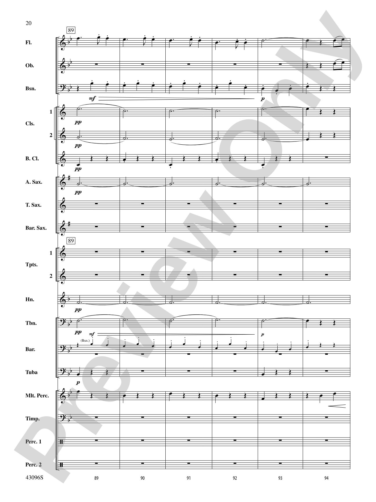 Danse des Ghazies (from The Ballet Suite, Op. 50a): Concert Band Conductor Score & Parts