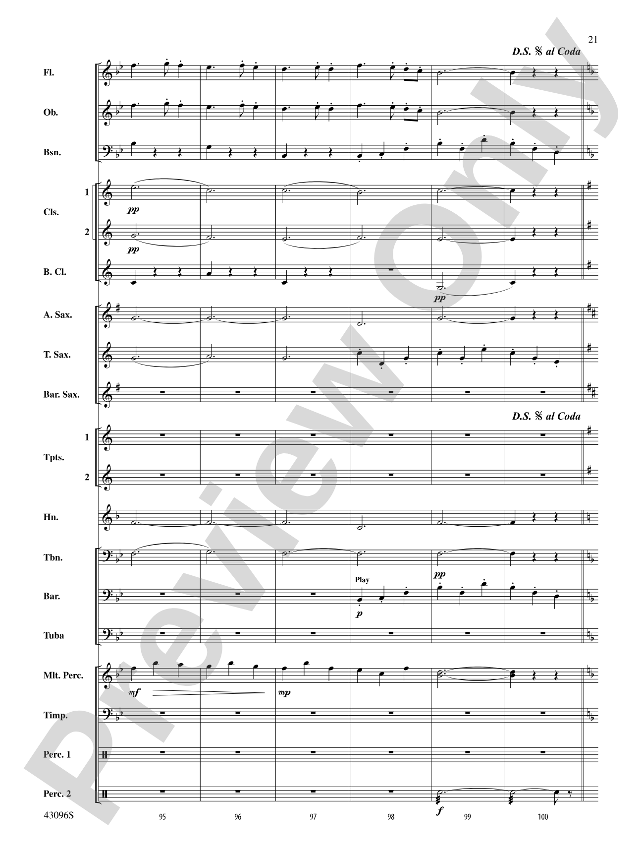 Danse des Ghazies (from The Ballet Suite, Op. 50a): Concert Band Conductor Score & Parts
