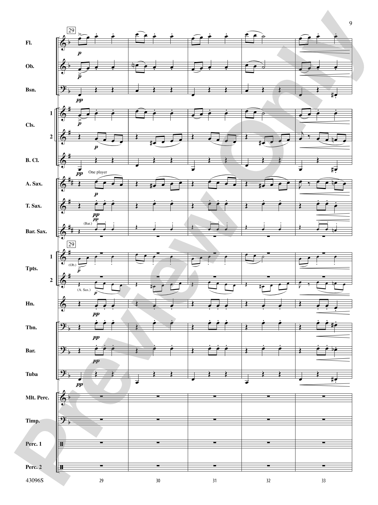 Danse des Ghazies (from The Ballet Suite, Op. 50a): Concert Band Conductor Score & Parts