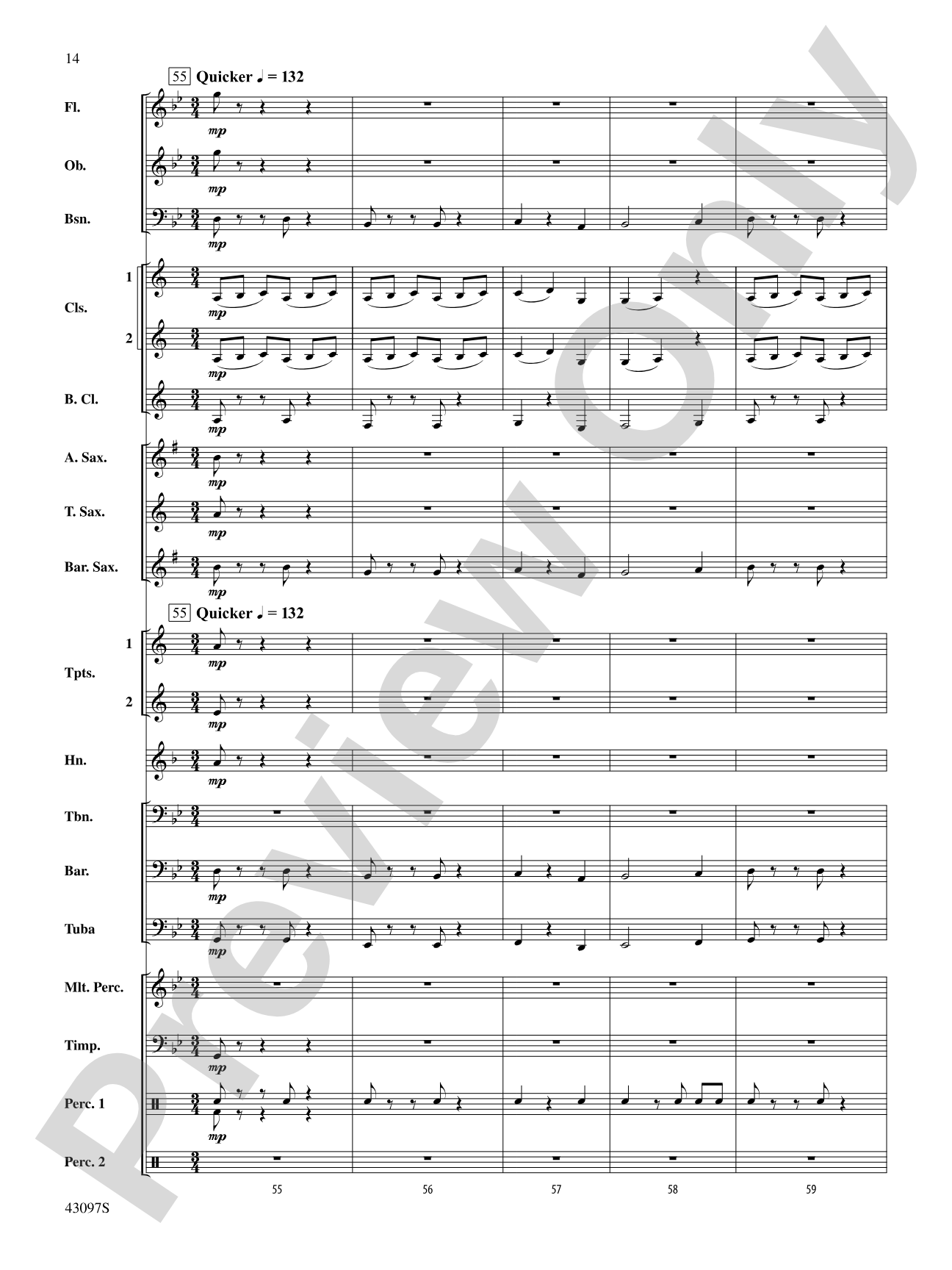 Ancient Echoes of Time: Score