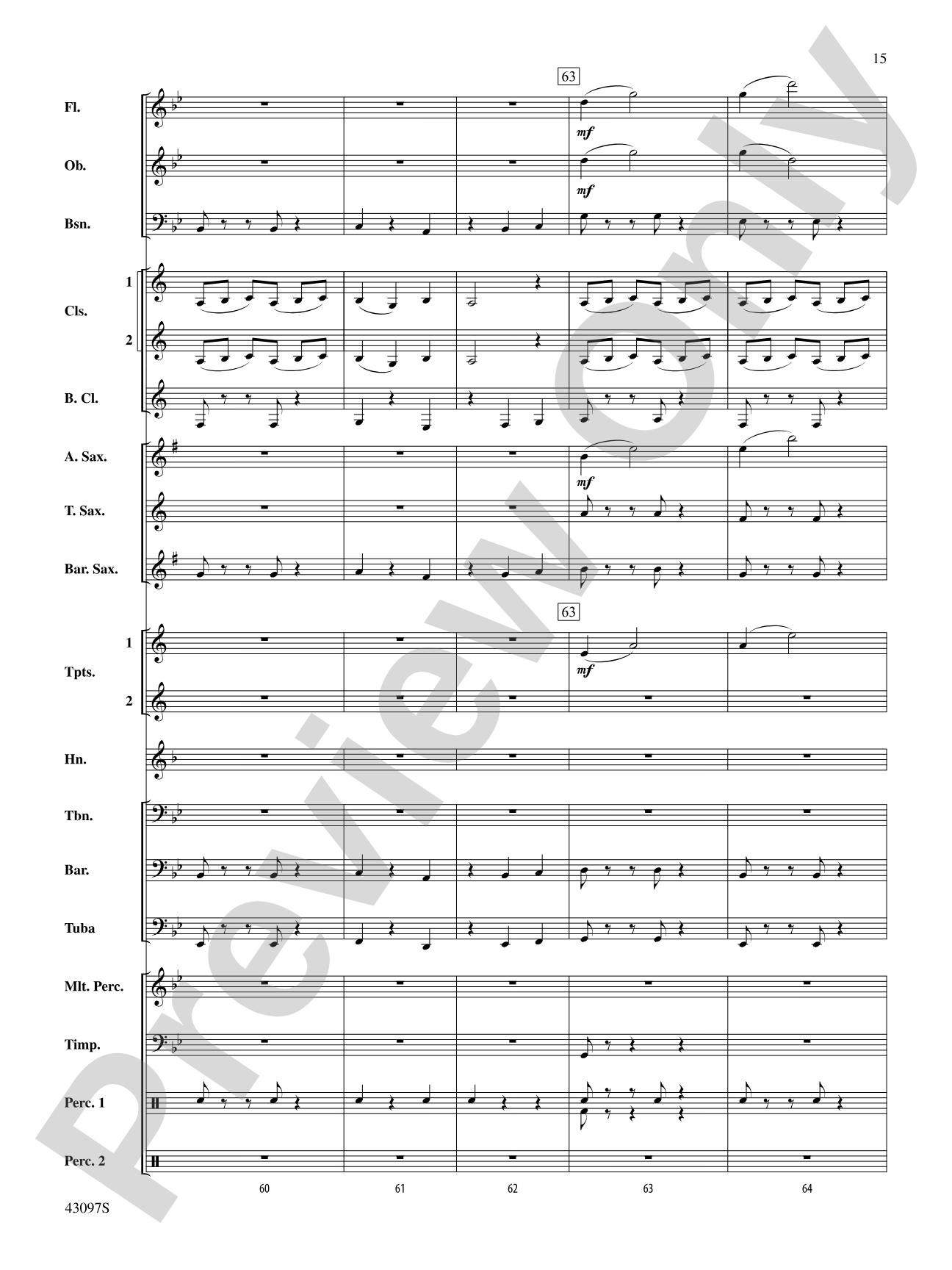 Ancient Echoes of Time: Score