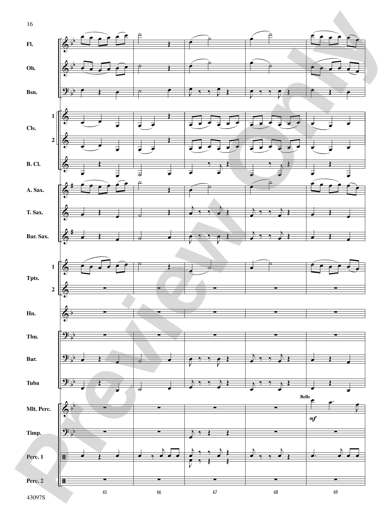 Ancient Echoes of Time: Score