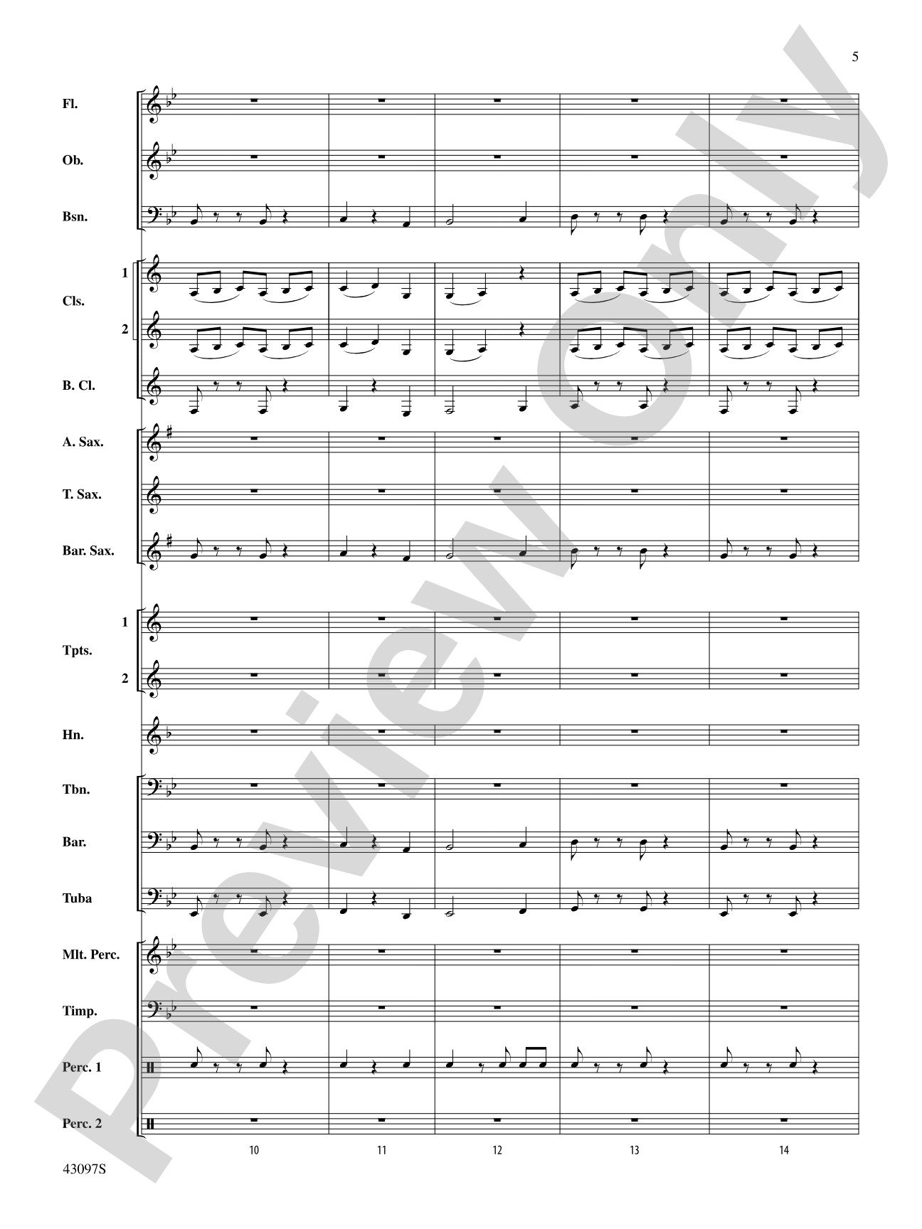 Ancient Echoes of Time: Score