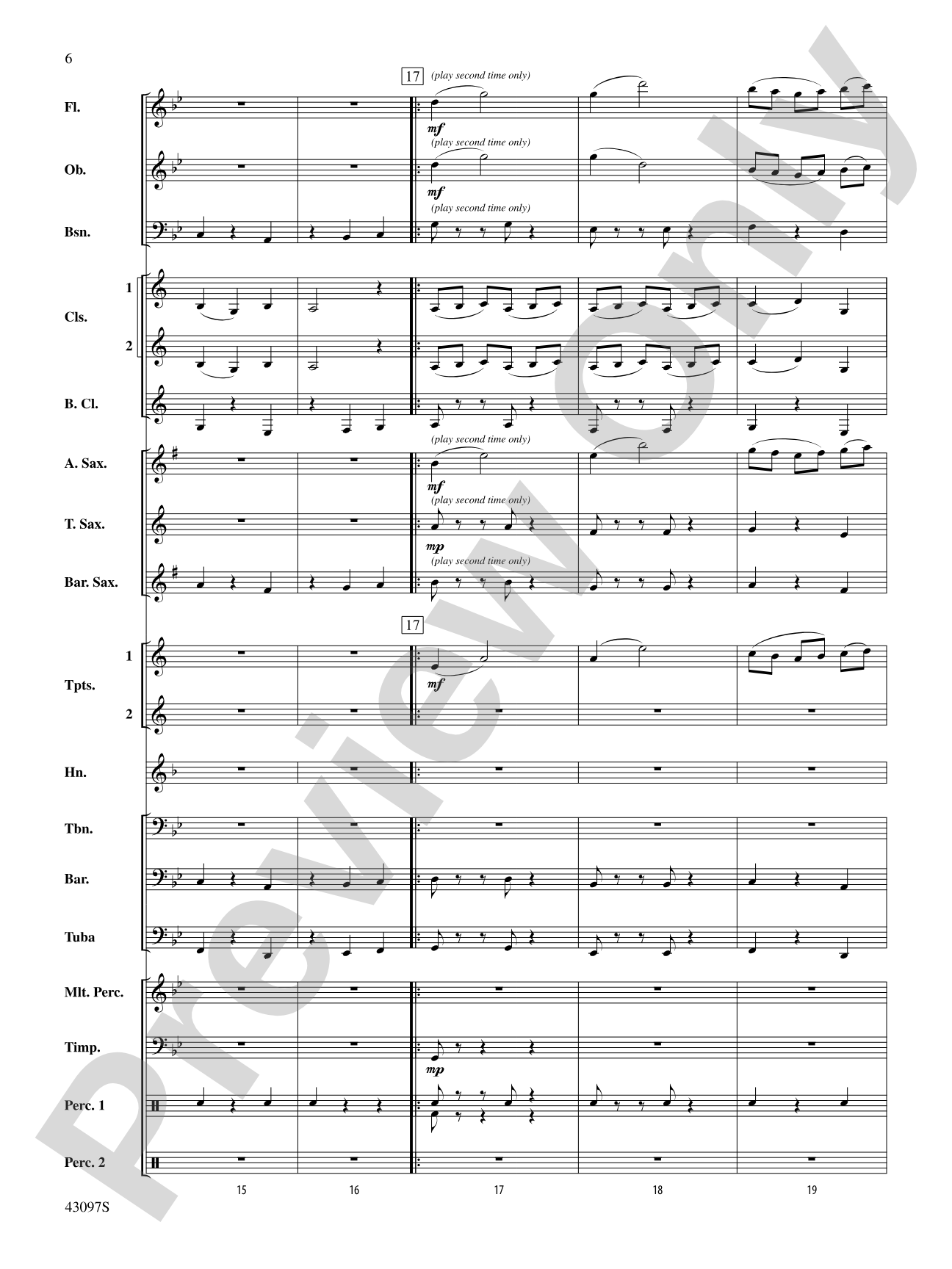 Ancient Echoes of Time: Score