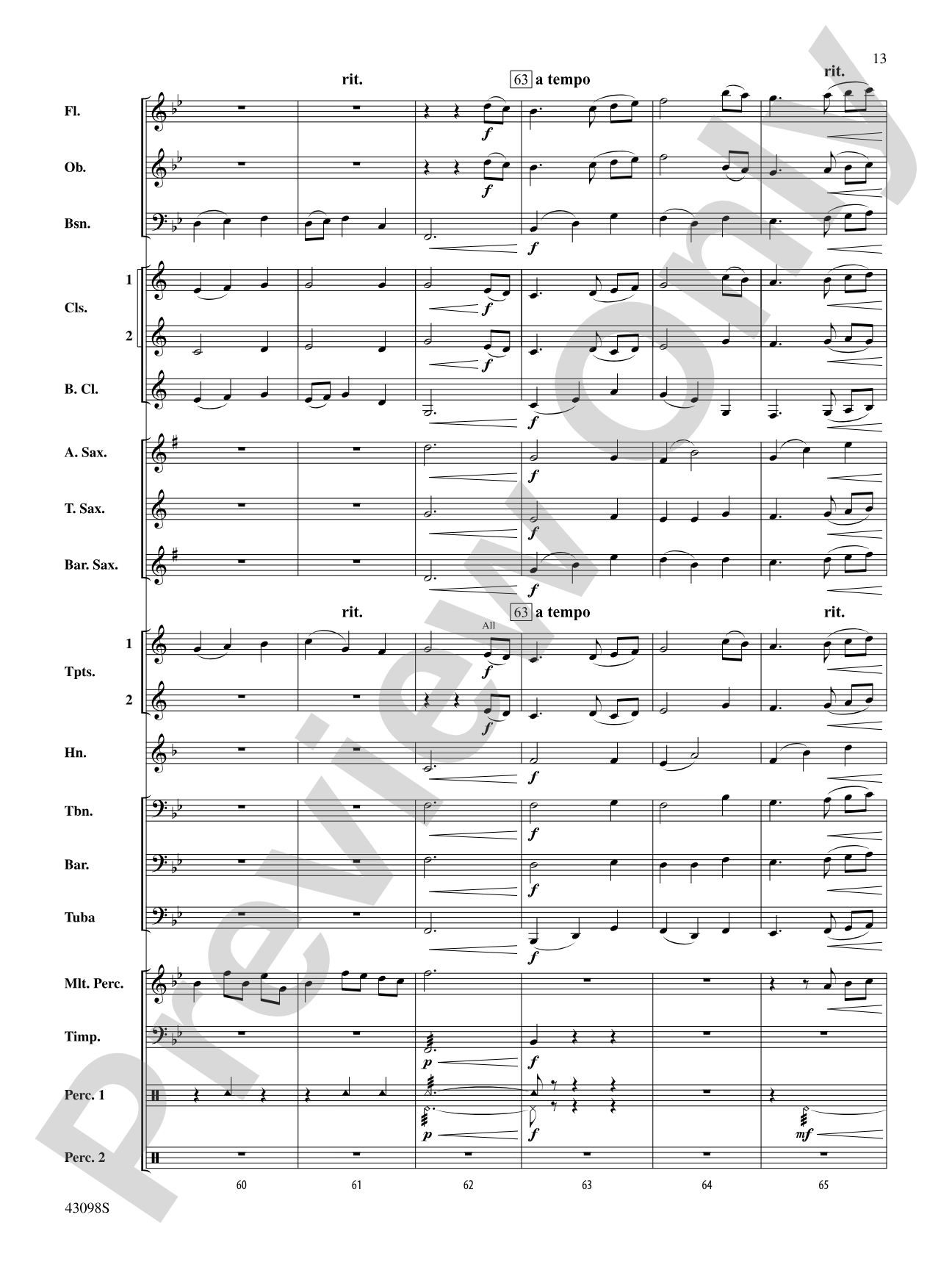 Noël, Noël: Concert Band Conductor Score & Parts