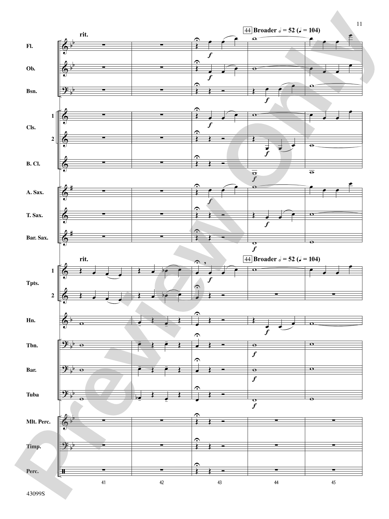 Carried on the Wings of Hope: Concert Band Conductor Score & Parts